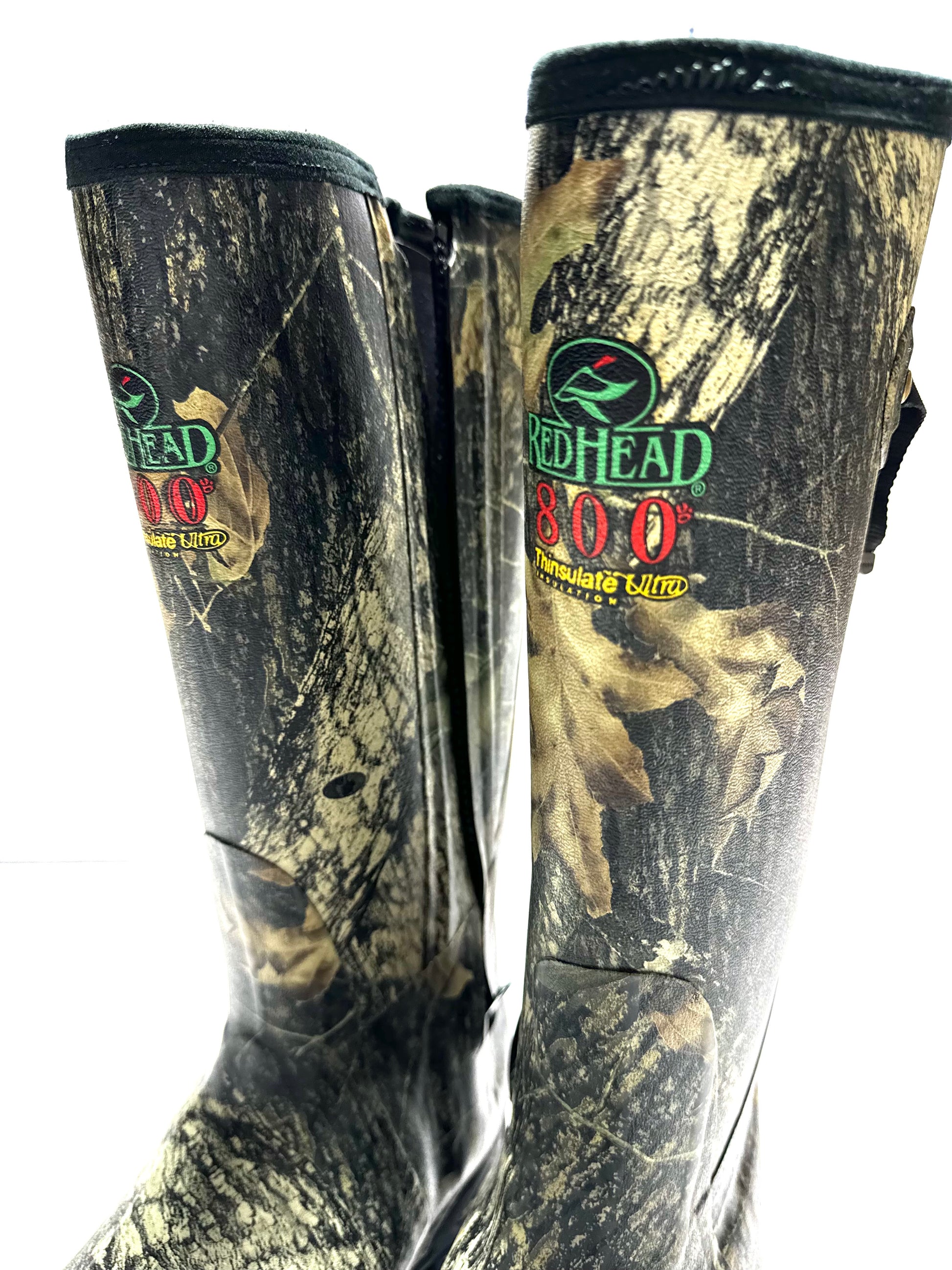 Red Head 800 Side Zip Camo Waterproof Rubber Boot