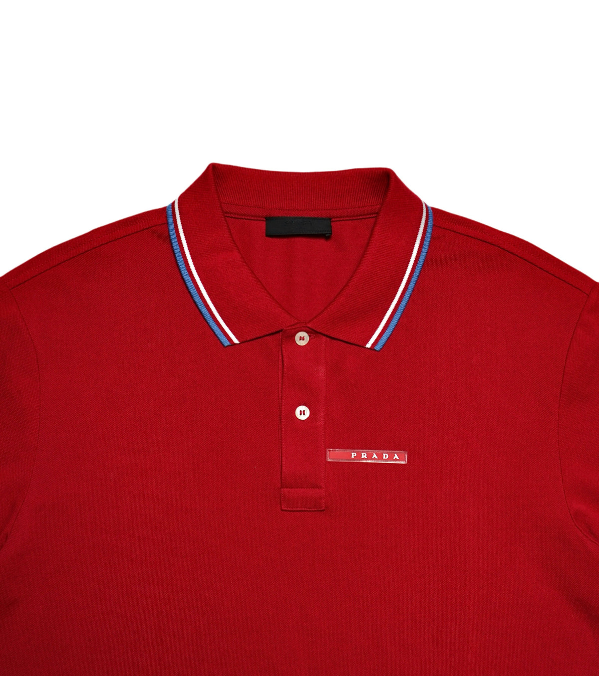 Prada Red Polo Shirt