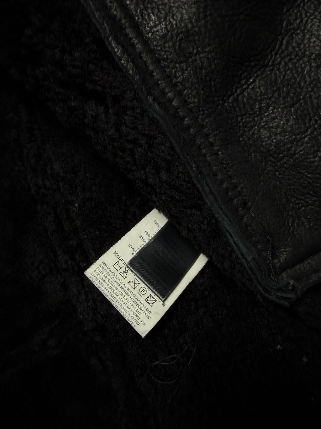 Avirex Type B-6 Patched Black Flight Jacket