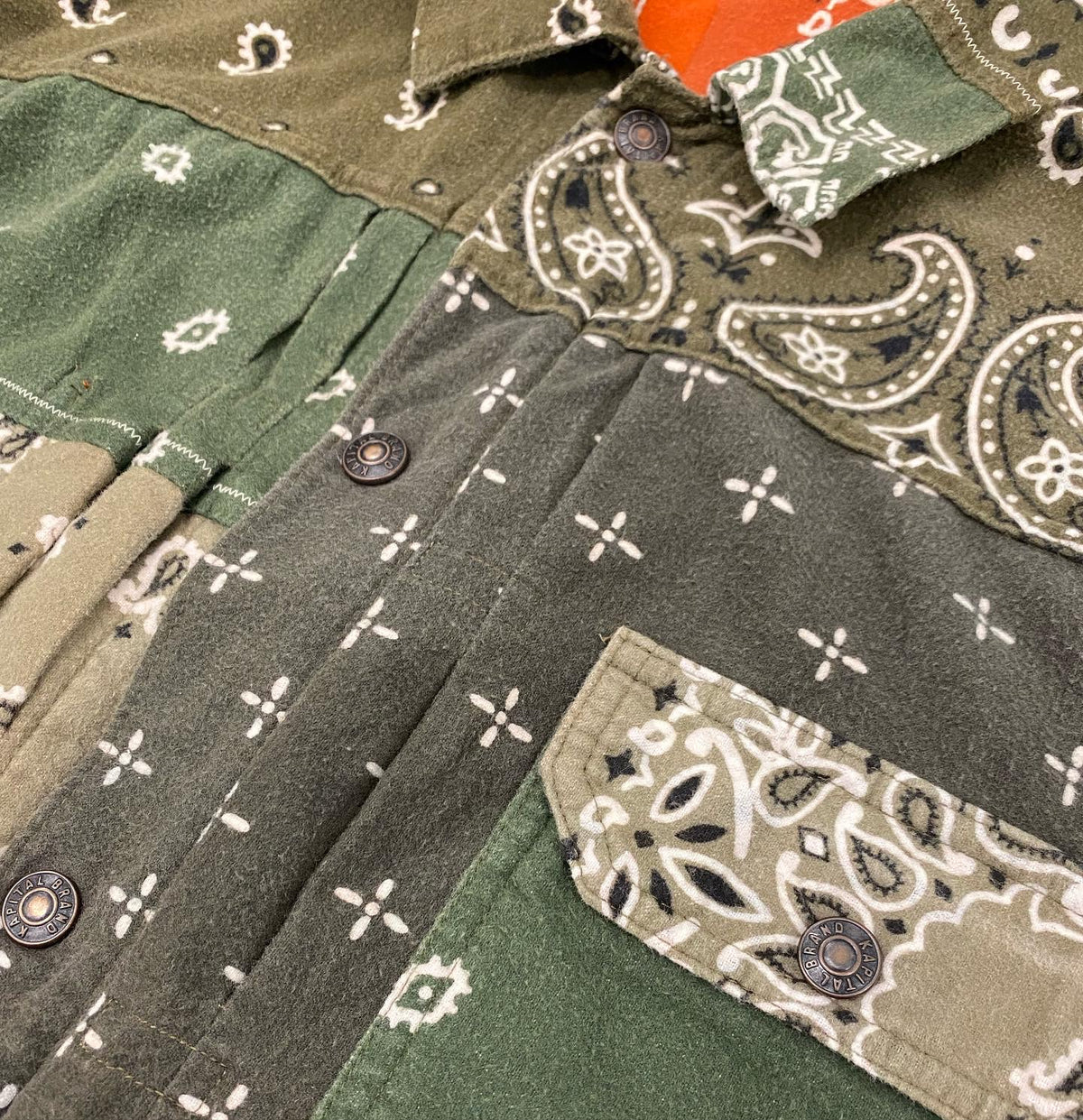 Kapital Kourtry Bandana Patch Reversible Jacket