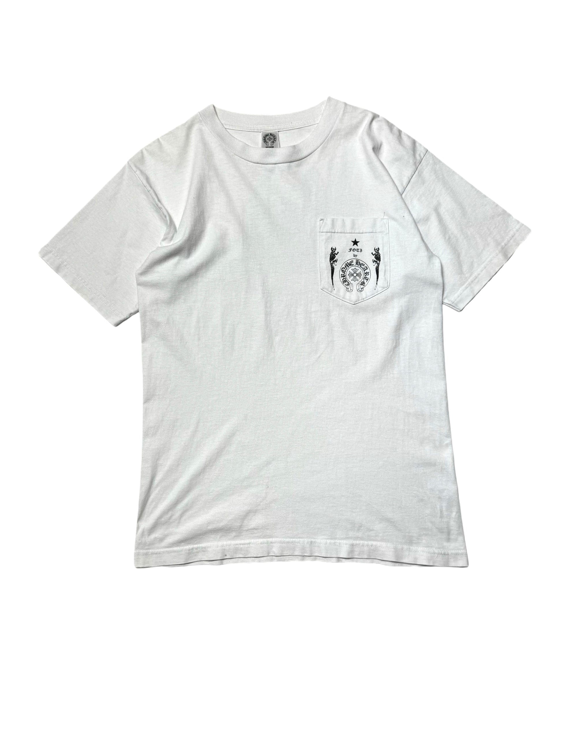 Chromehearts Fonti Skull Pocket Tee