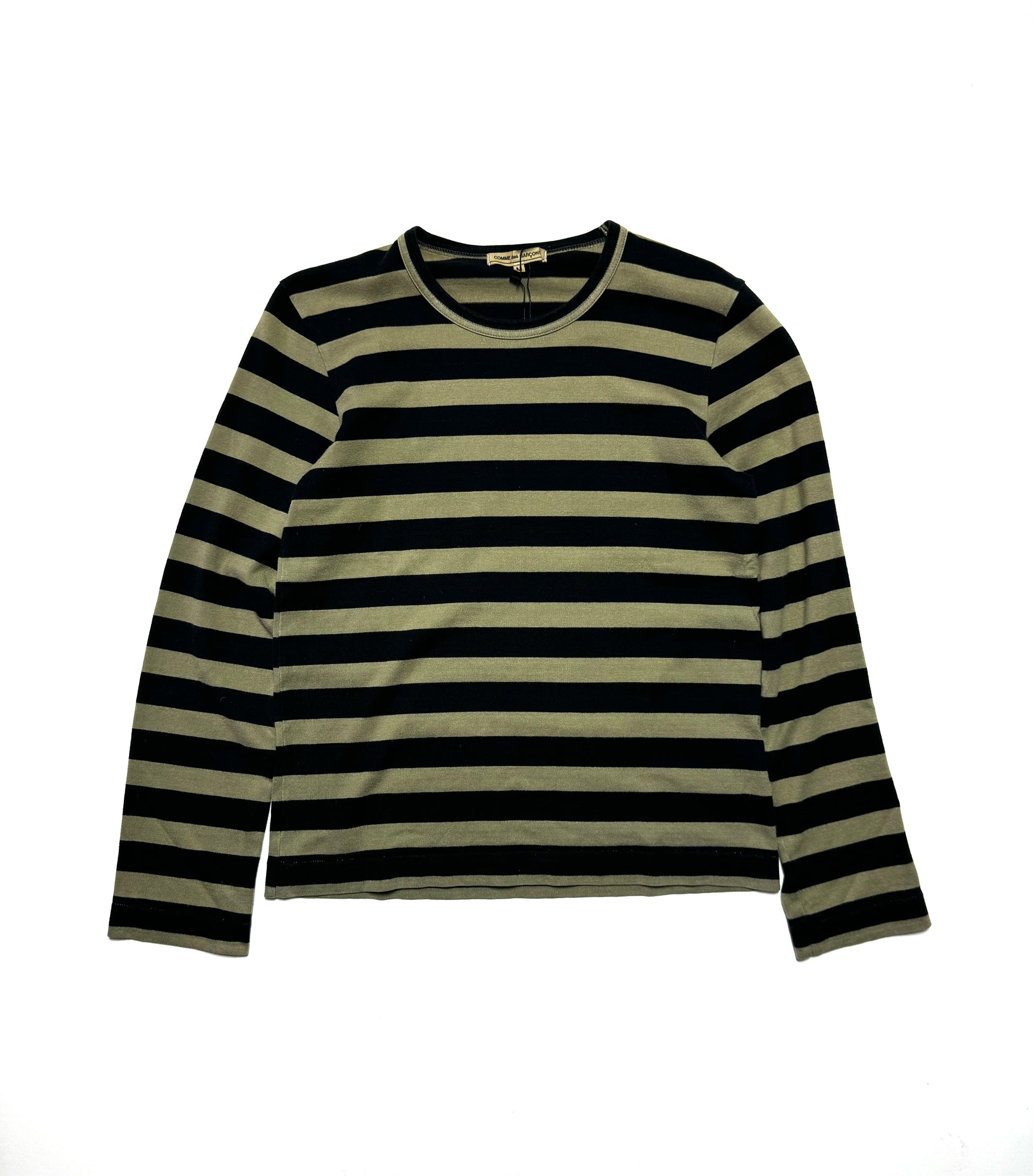 Comme des Garçons Grey Stripe Long Sleeve