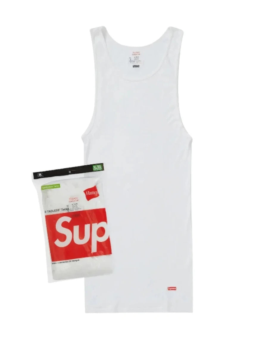 Supreme x Hanes White Tank top