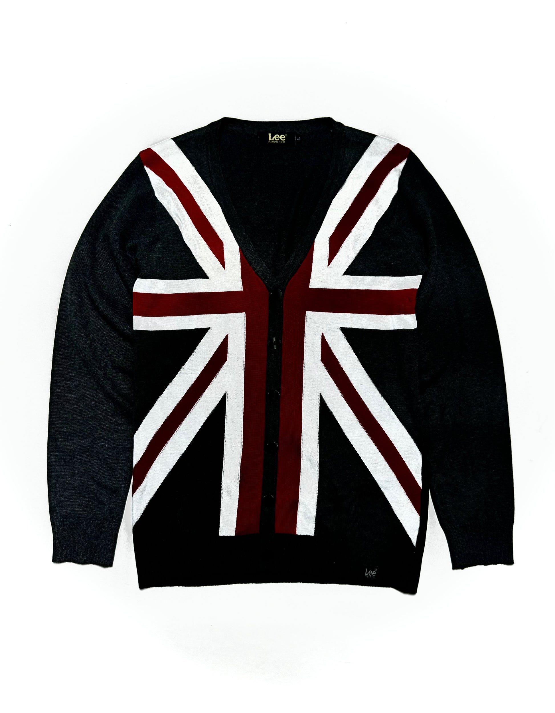 Lee Union Jack Flag Cardigan
