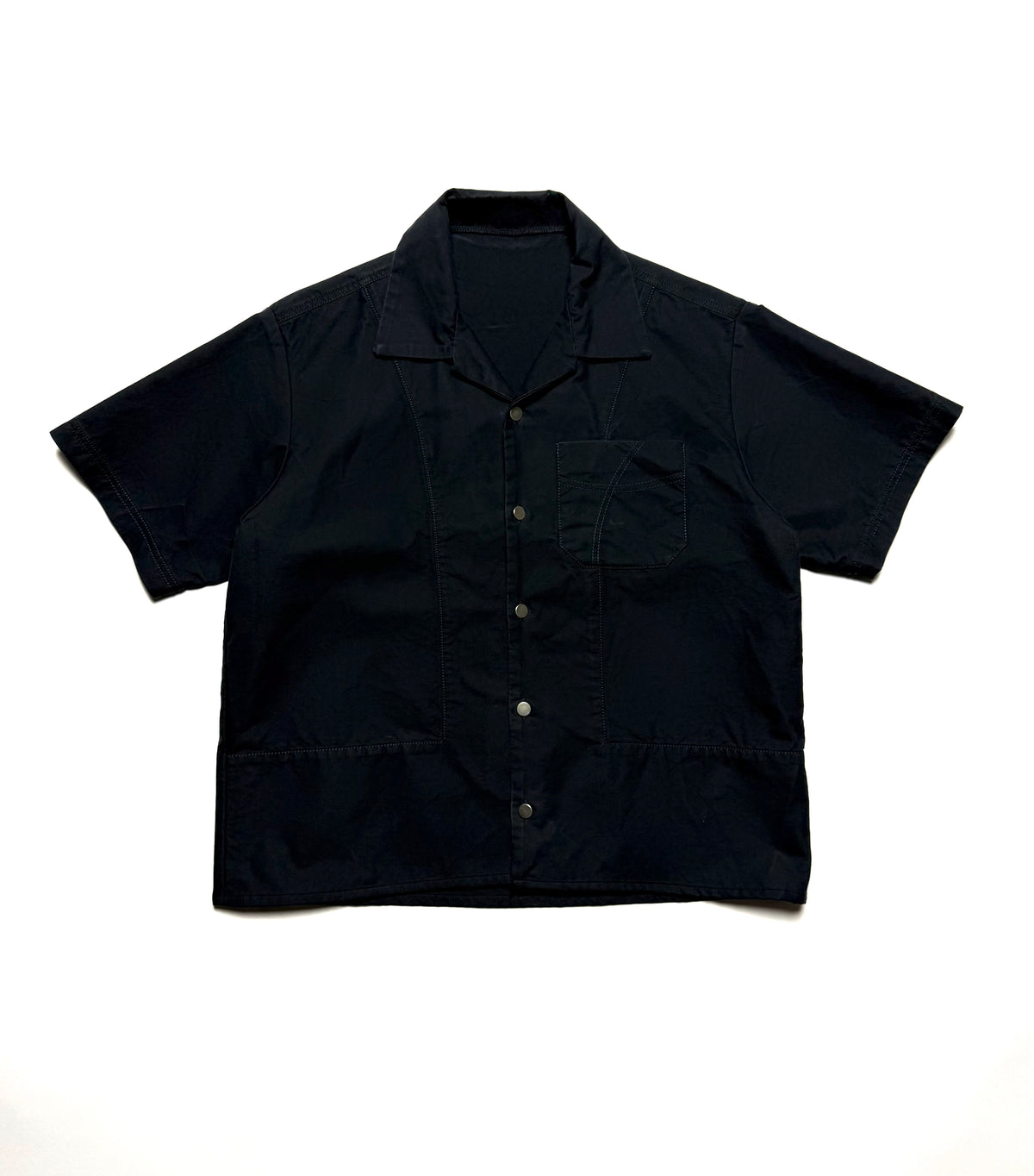 HandMade Black Heavy Short Sleeve Shirt