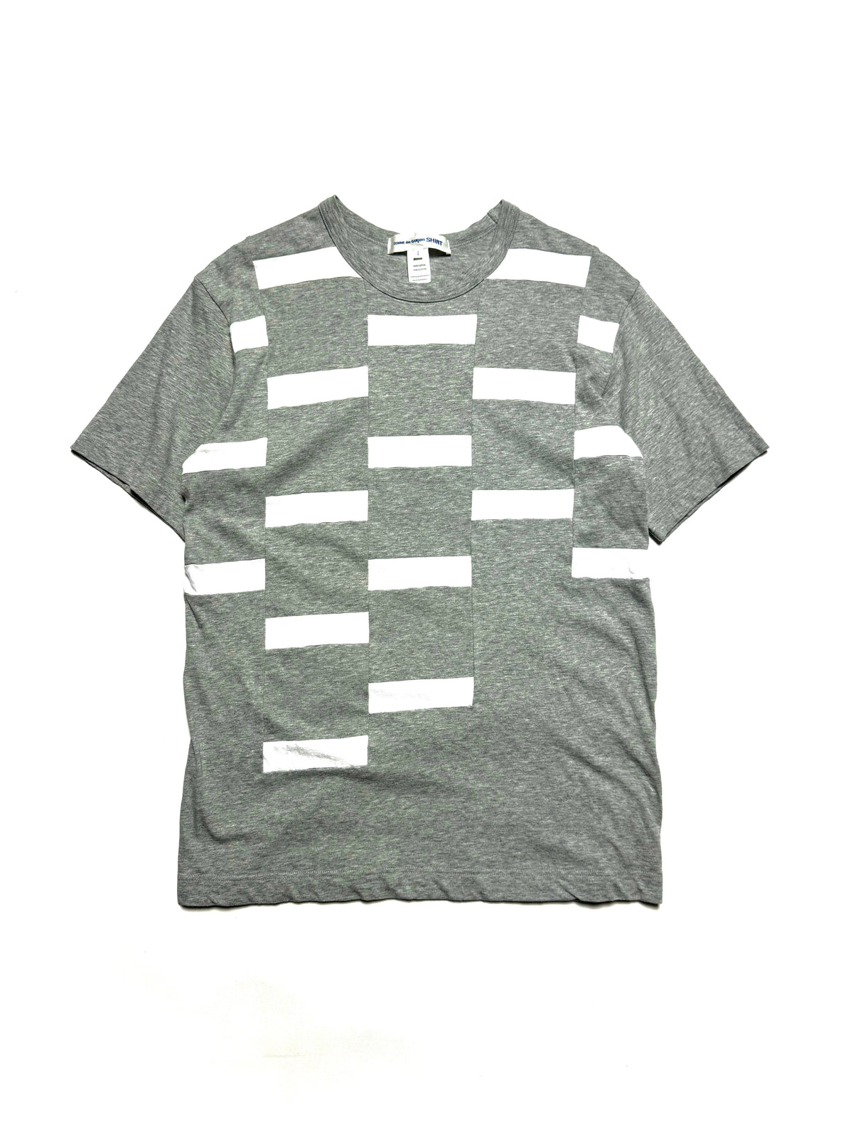 Comme des Garçons Shirt Grey Block Tee