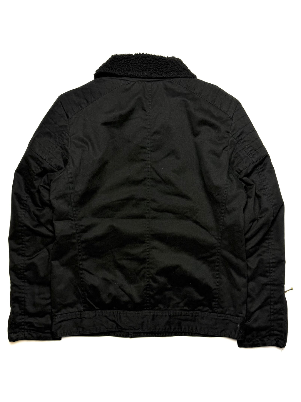 PPFM Wool Collar Black Jacket