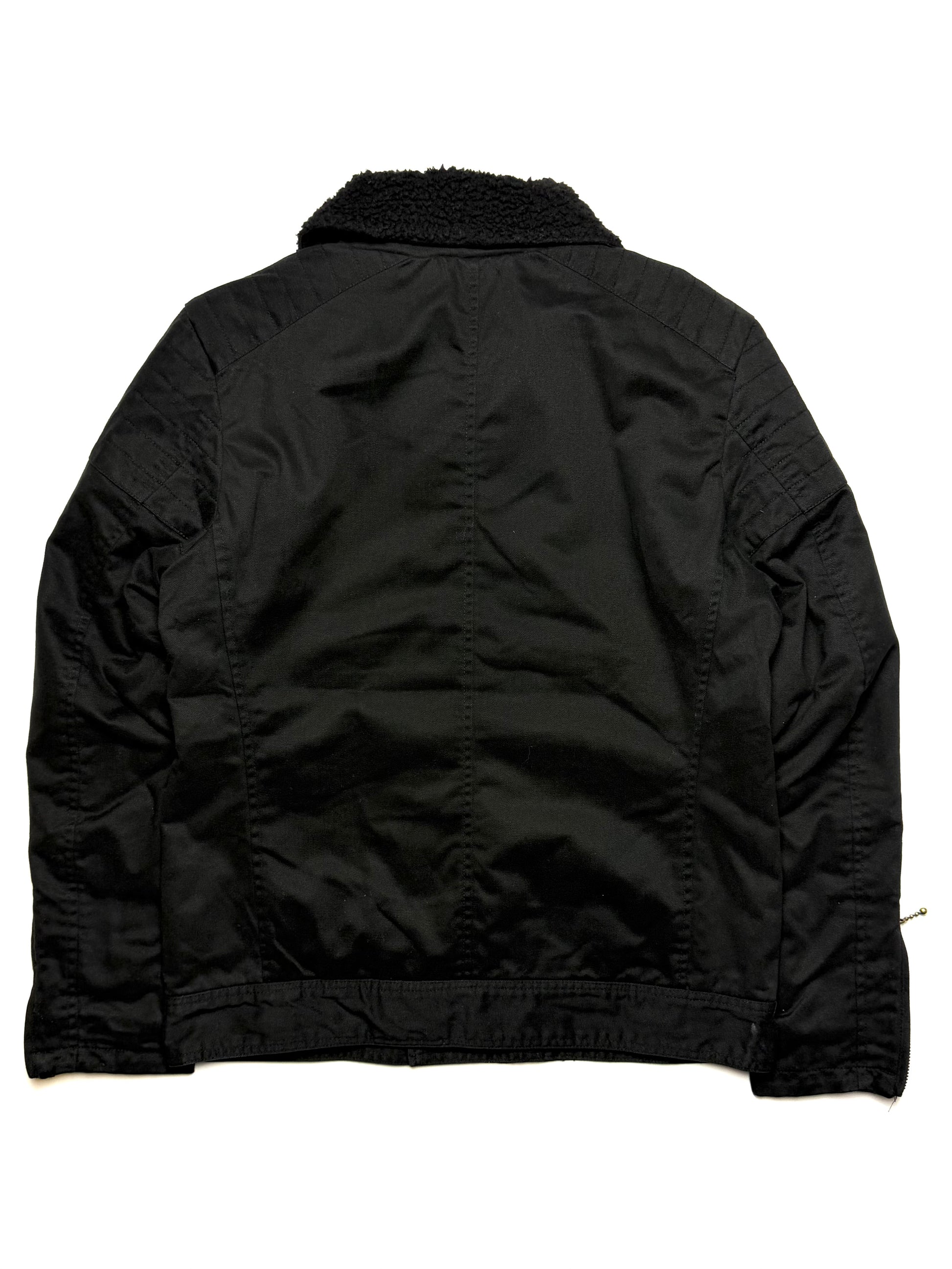 PPFM Wool Collar Black Jacket