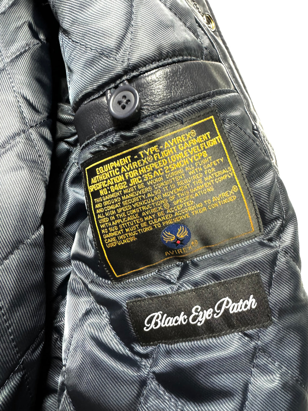 Avirex x Black Eye Patch Lamb Leather Jacket