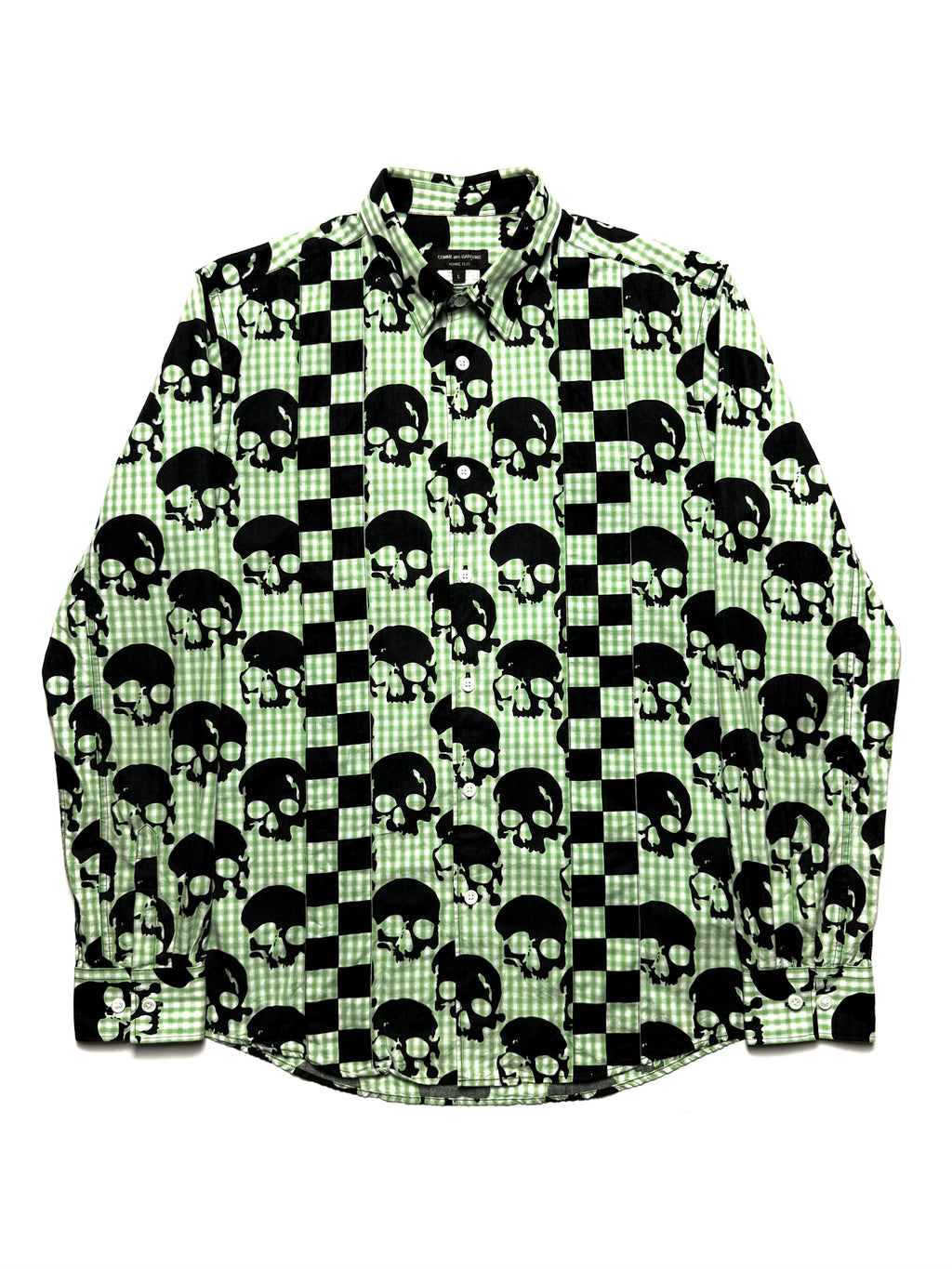 COMME DES GARCONS HOMME PLUS Skull Check Shirt