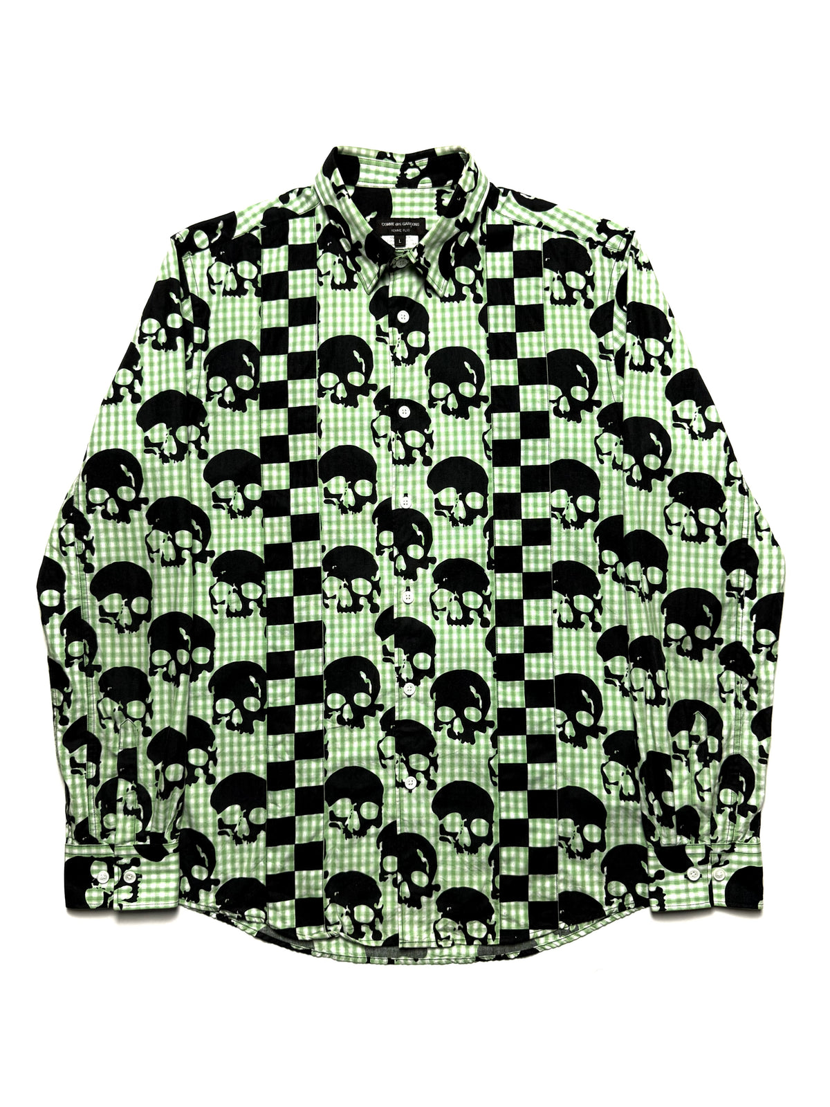 Comme des Garçons  HOMME PLUS Skull Check Shirt