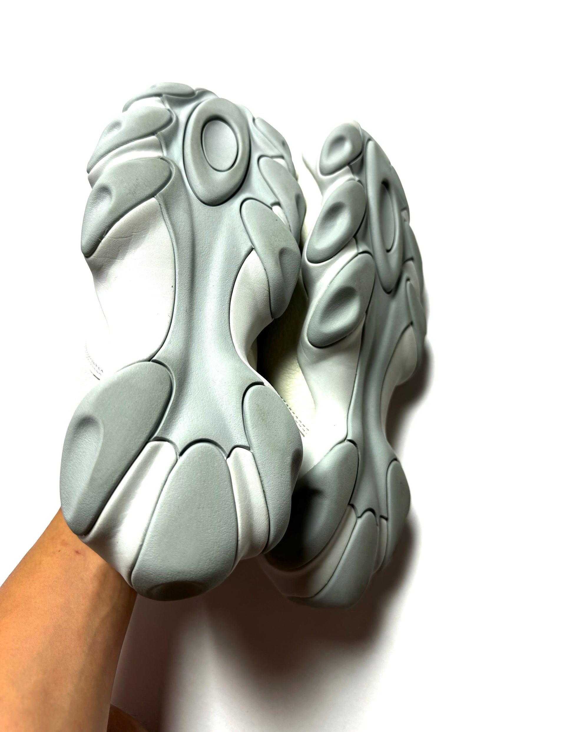 Oakley Factory Team Leather White Cream Lily Pad Suede Sneaker