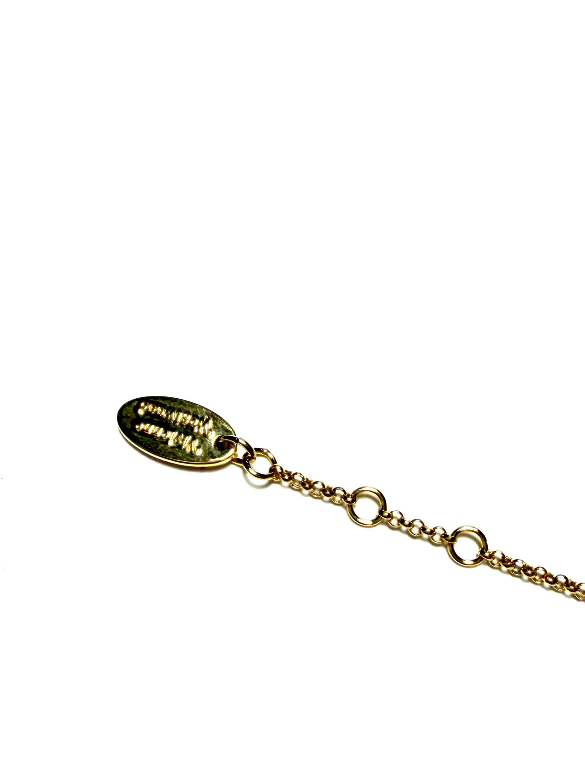 Vivienne Westwood Gold Mini Bas Relief Bracelet