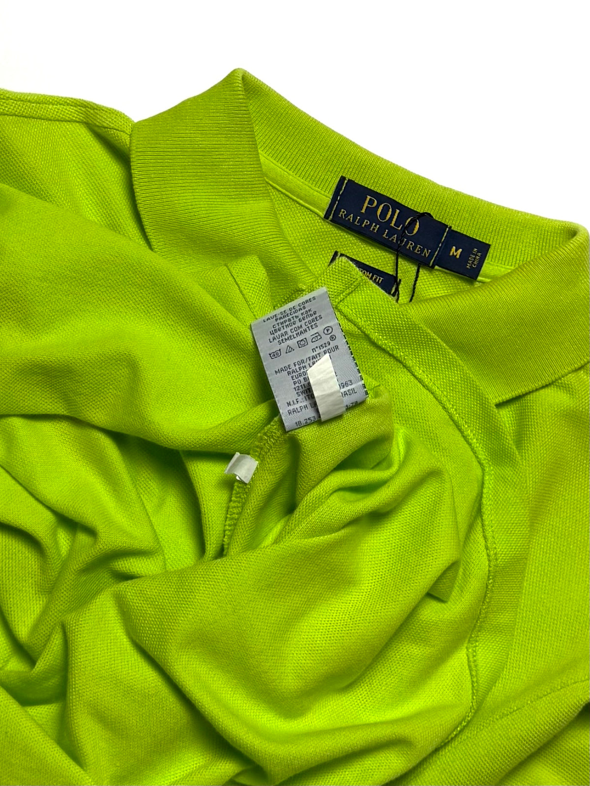 Polo by Ralph Lauren Neon Green France Shirt