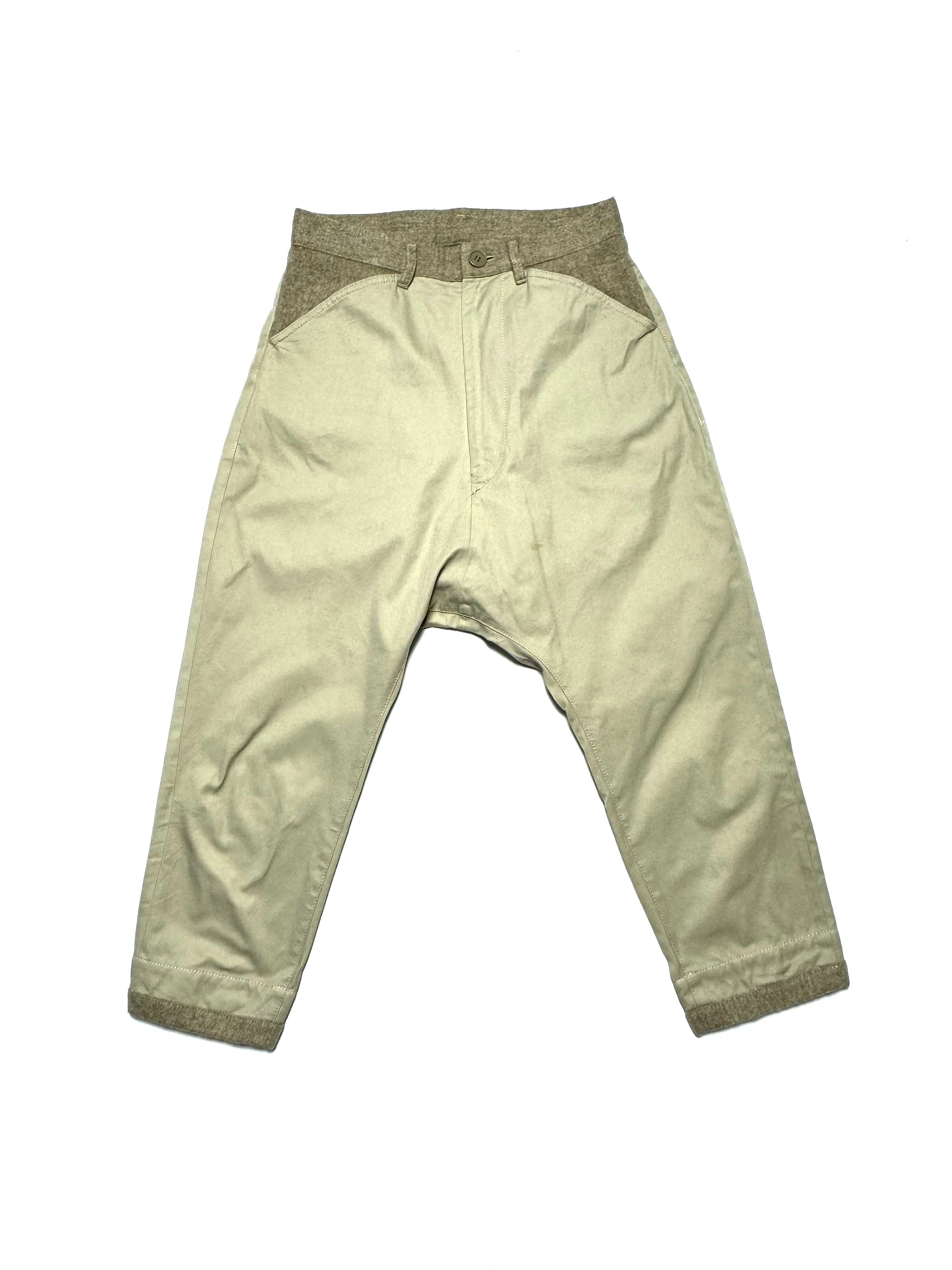 Yohji Yamamoto Regulation Low Crotch Hybrid Pant