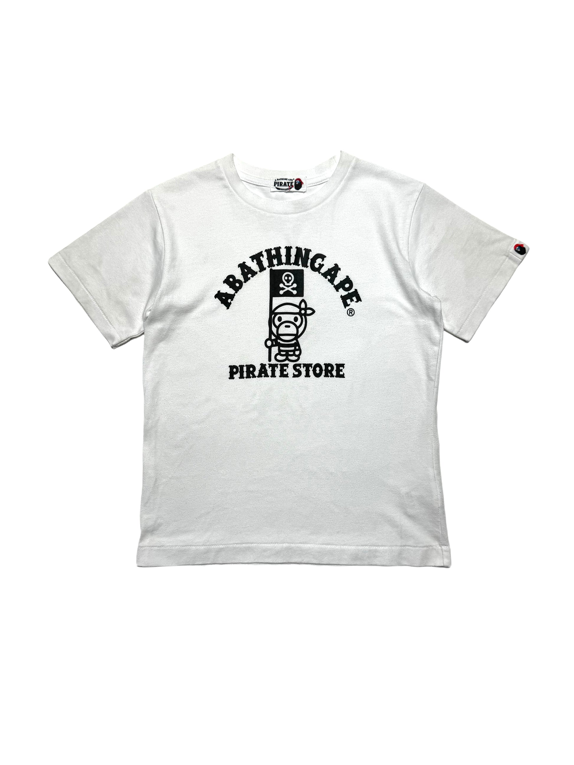 BAPE Milo Pirate White Tee