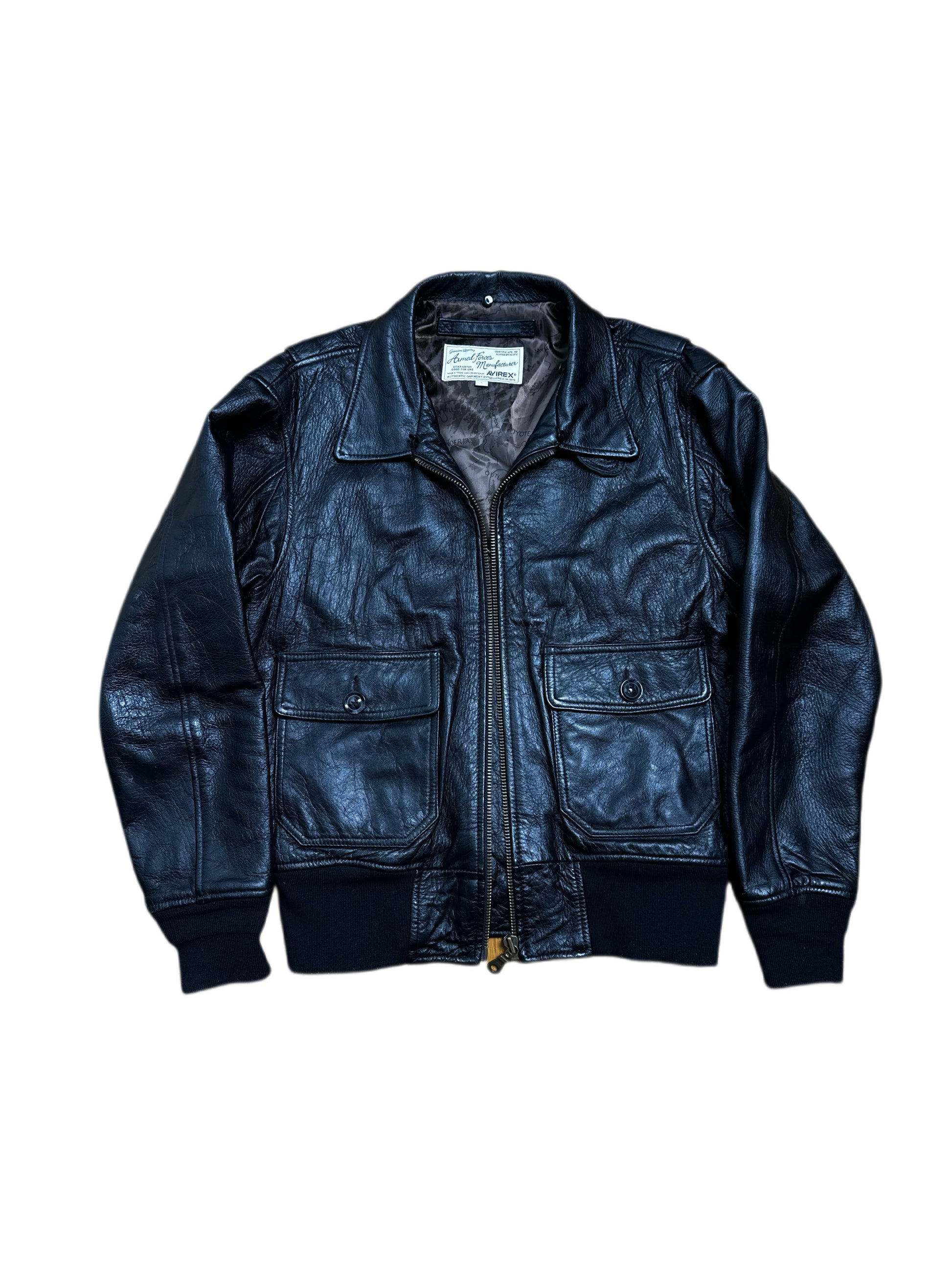 Avirex Pilot Fur Leather Jacket
