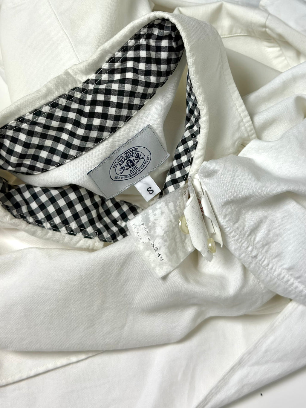 BAPE Cut and College White Shirt