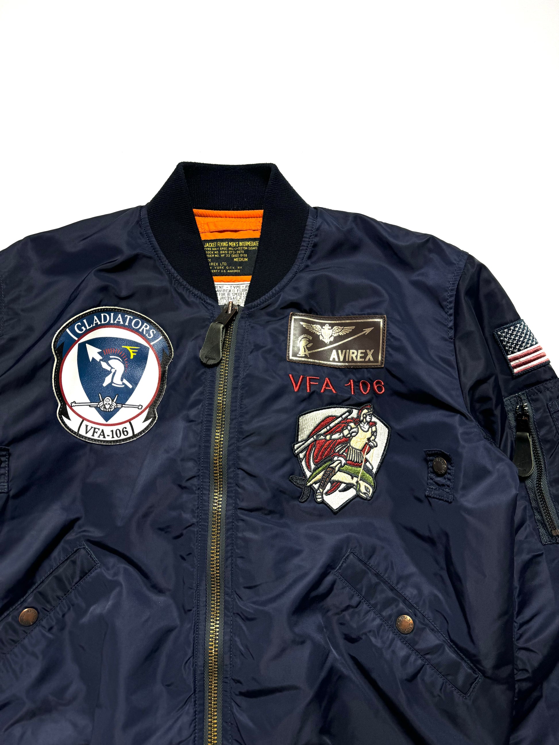 Avirex Light MA-1  USN Jacket