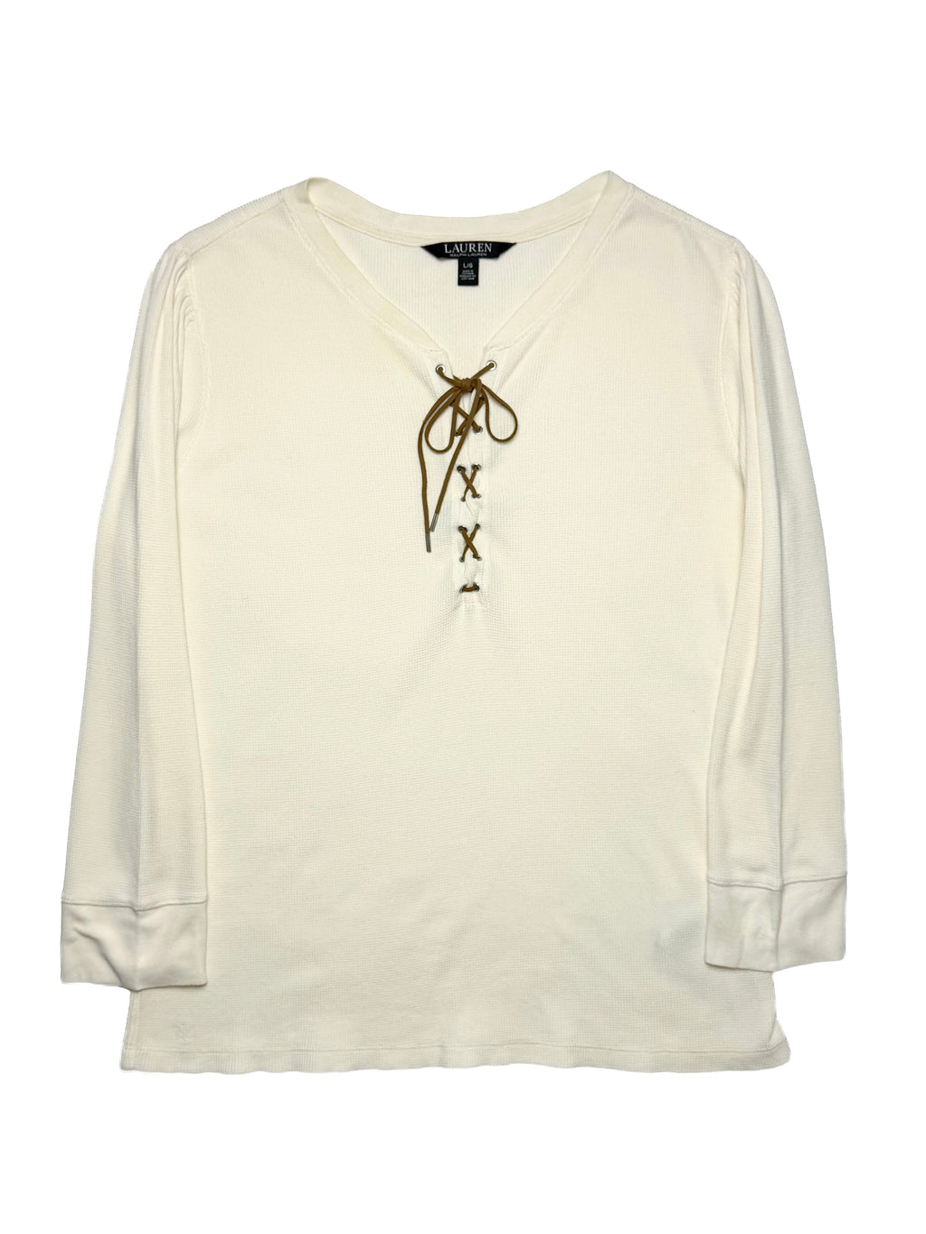 RALPH LAUREN Waffle Long Sleeve