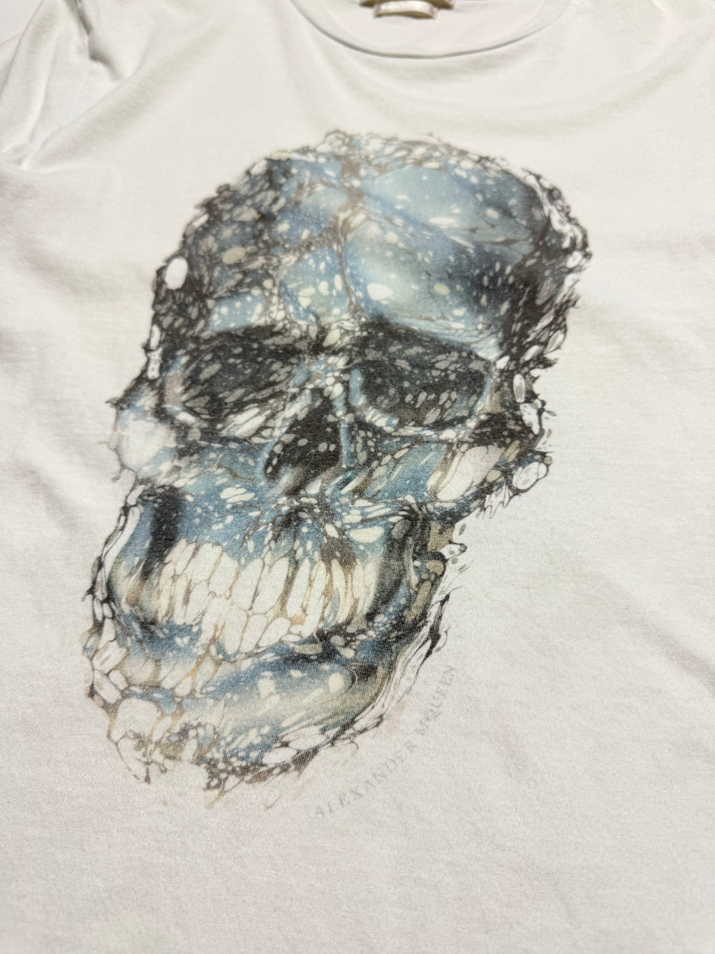 Alexander McQueen Skull White Tee
