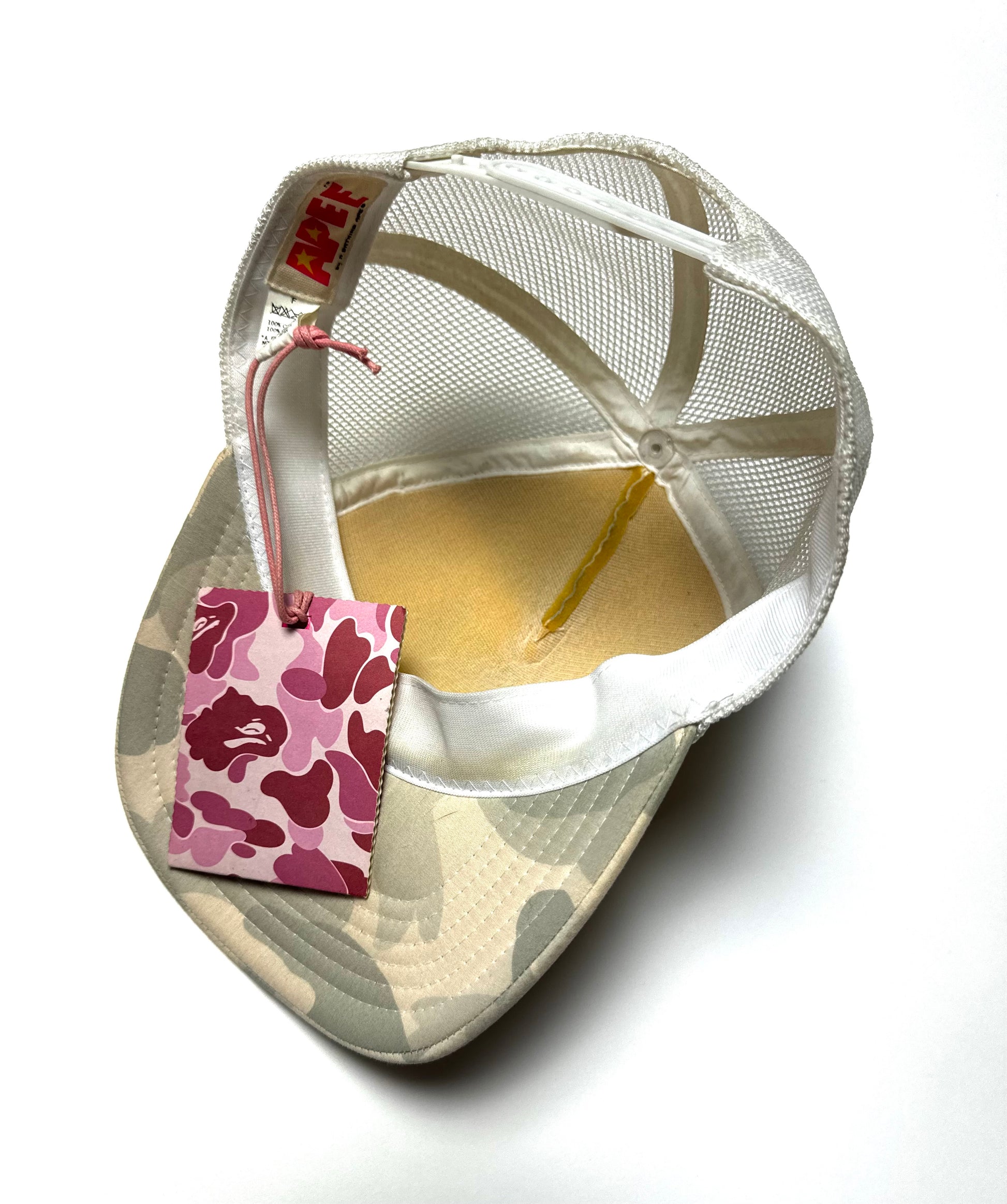 BAPE OG Grey Camo Trucker Hat