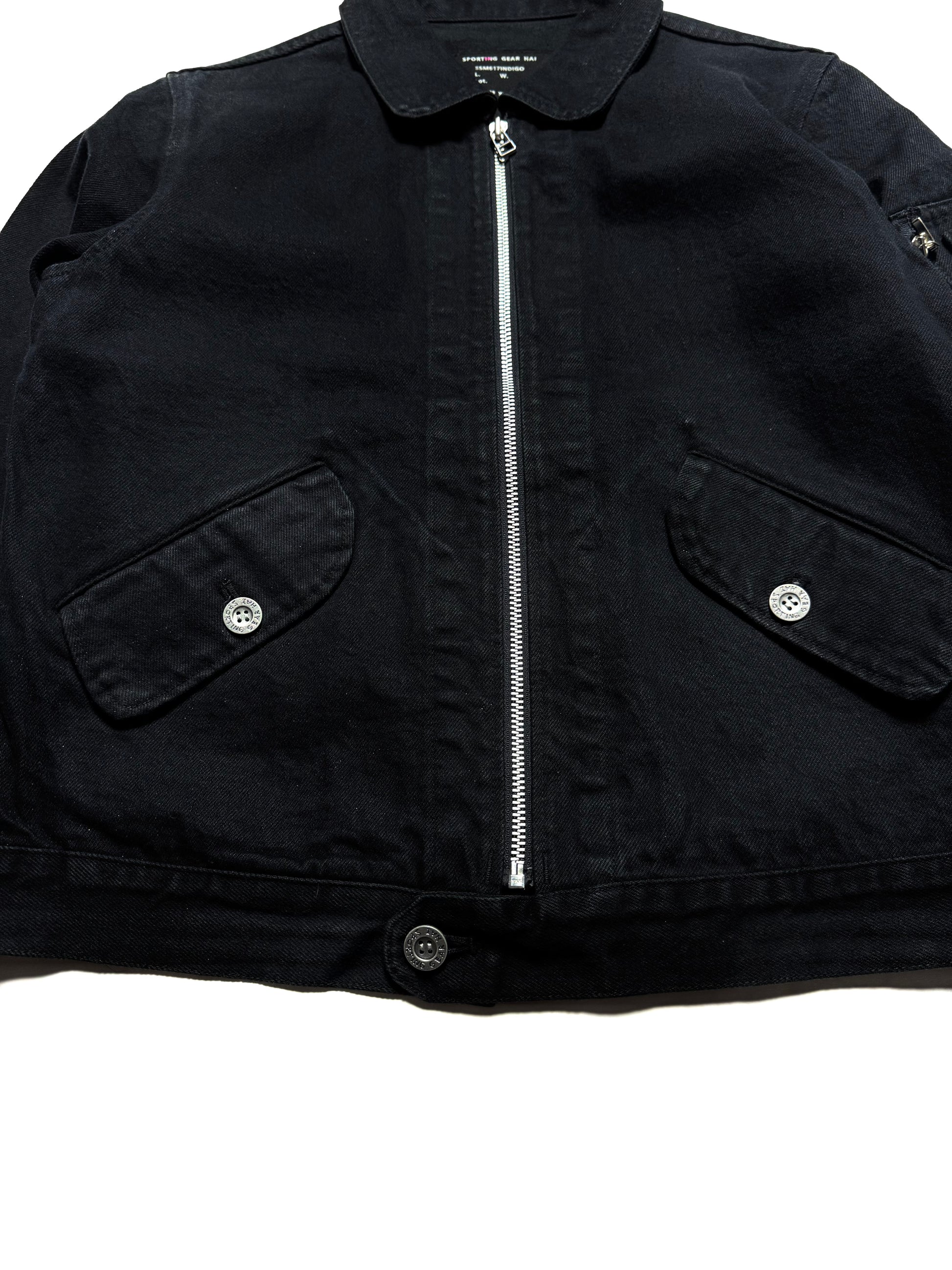 Issey Miyake Hai Sport Black Jacket 80s