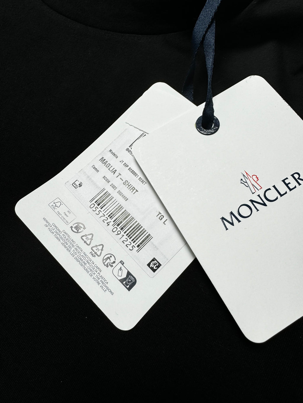 Moncler Black Tee