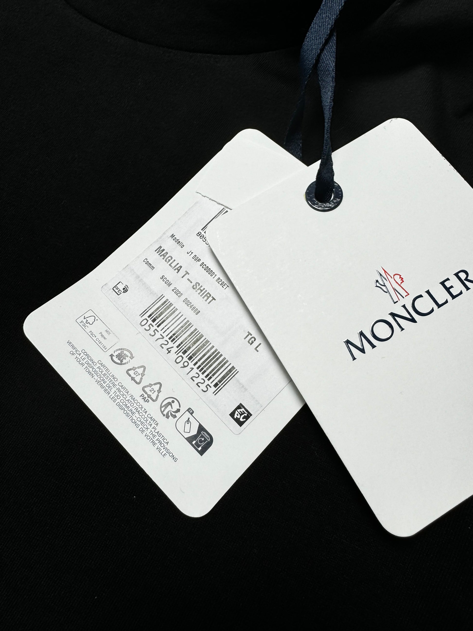 Moncler Black Tee