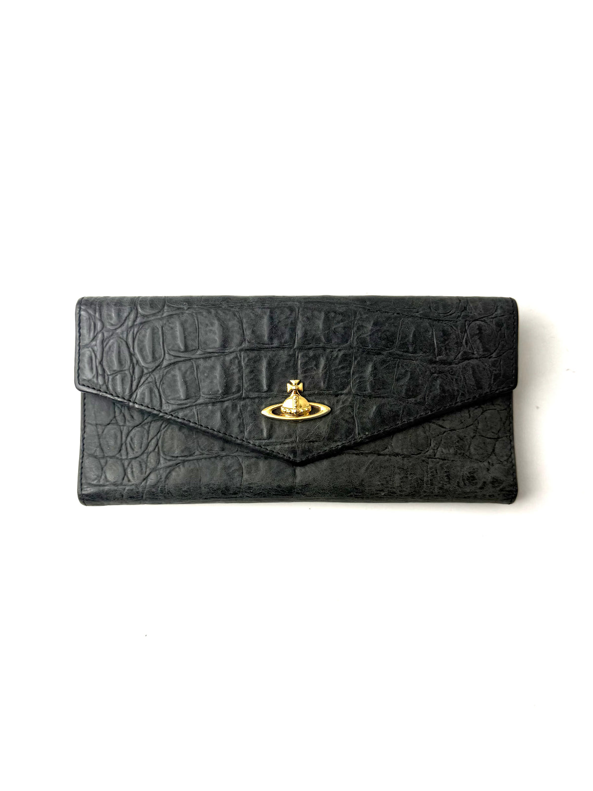 VIVIENNE WESTWOOD Leather Long Wallet