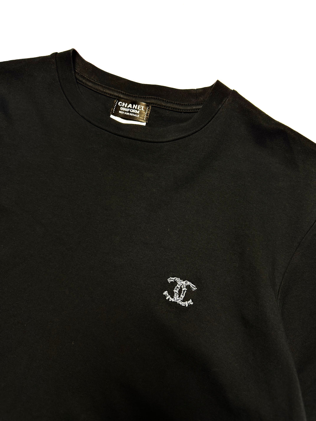 Chanel Uniform Black Tee 21S