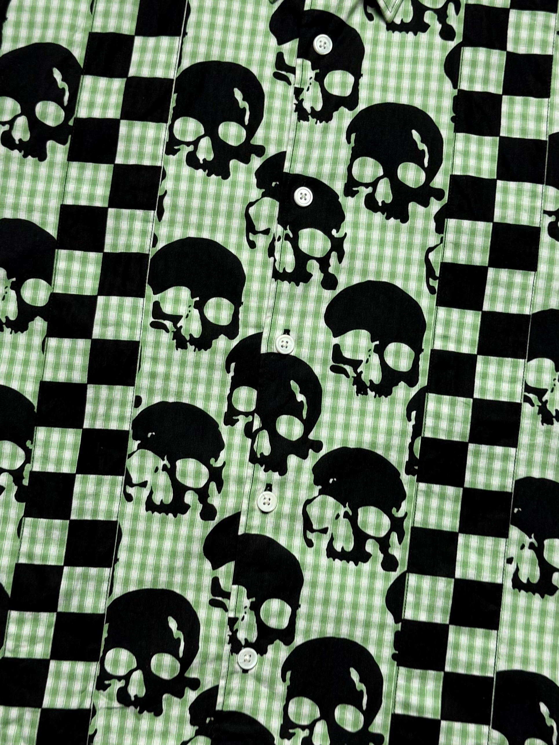 COMME DES GARCONS HOMME PLUS Skull Check Shirt