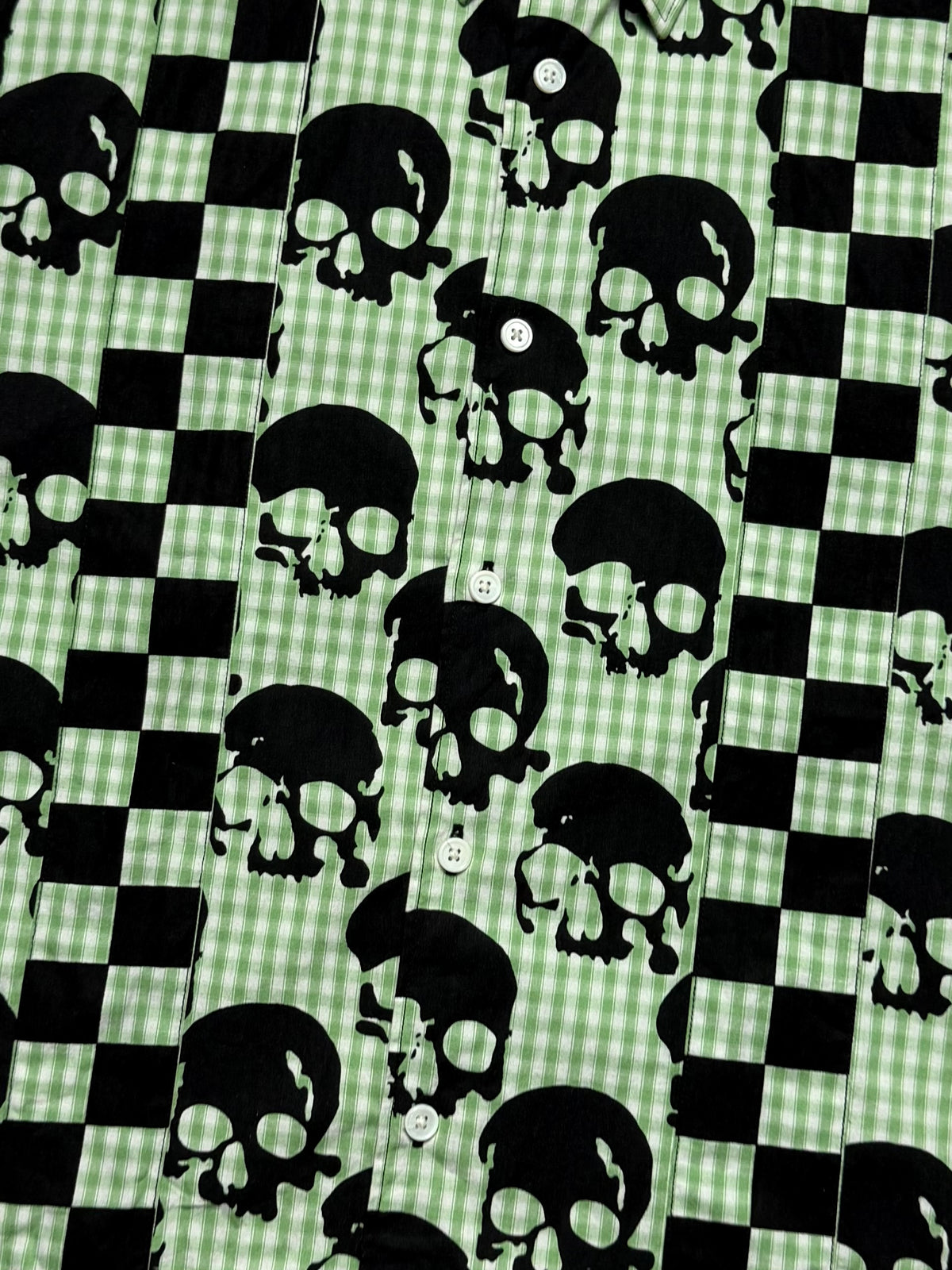 Comme des Garçons  HOMME PLUS Skull Check Shirt