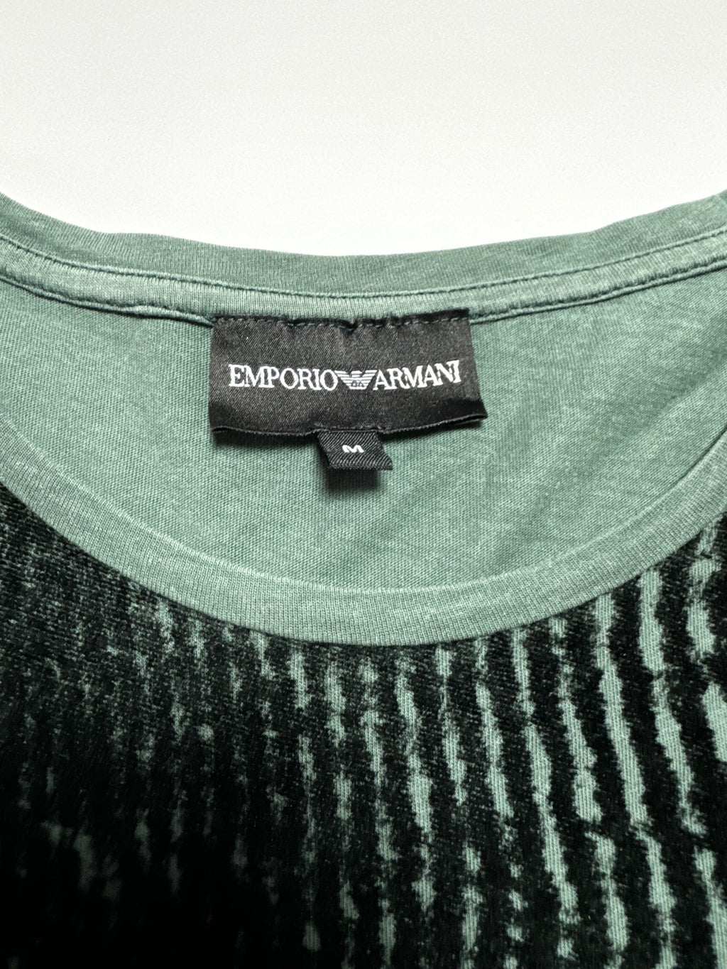 Empiror Armani Light Green Velour Tee