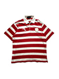 Polo Sport Pink Stripe Rugby Shirt 90s