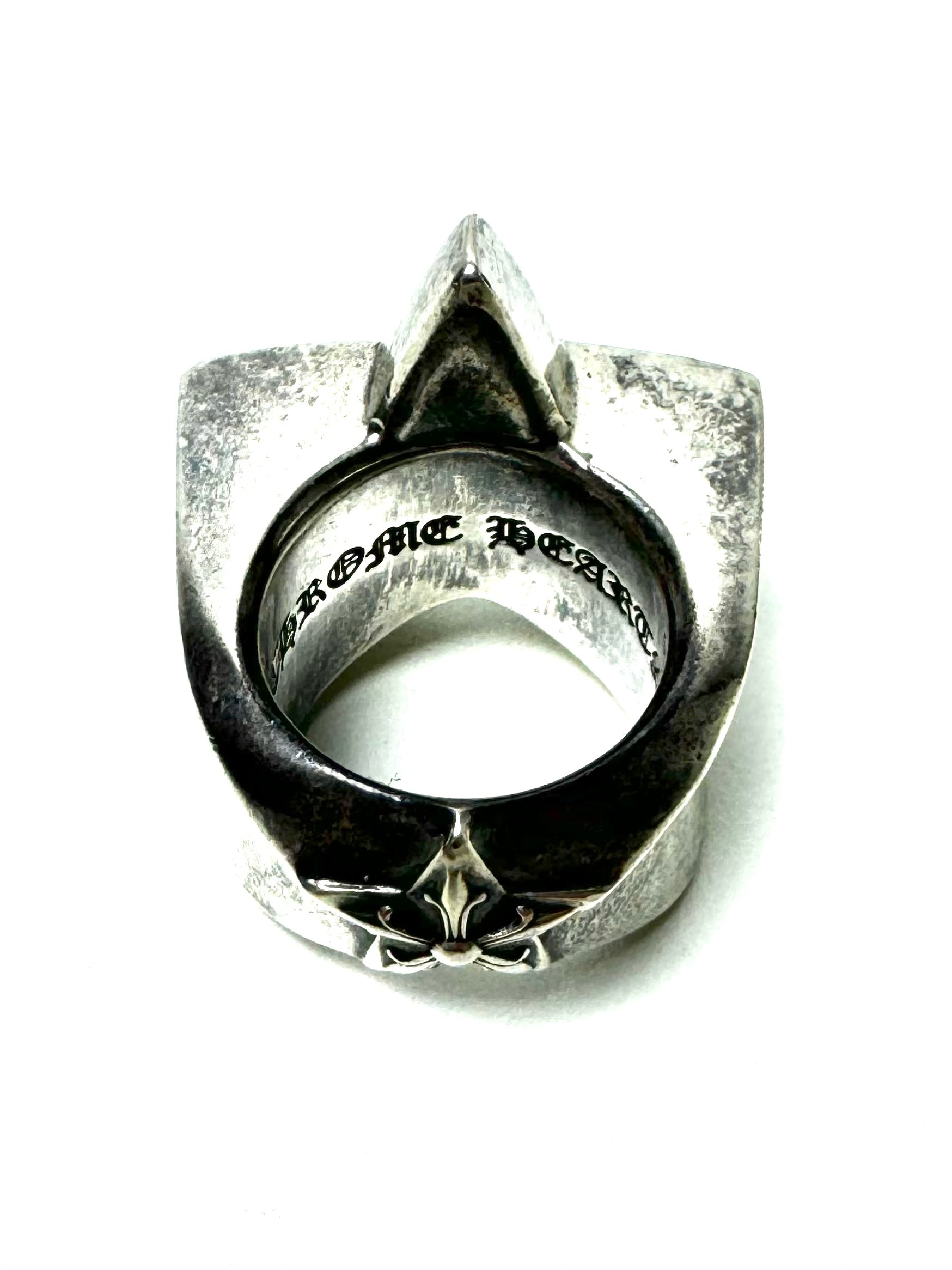 ChromeHearts 925 Sterling Silver 5 Star Ring