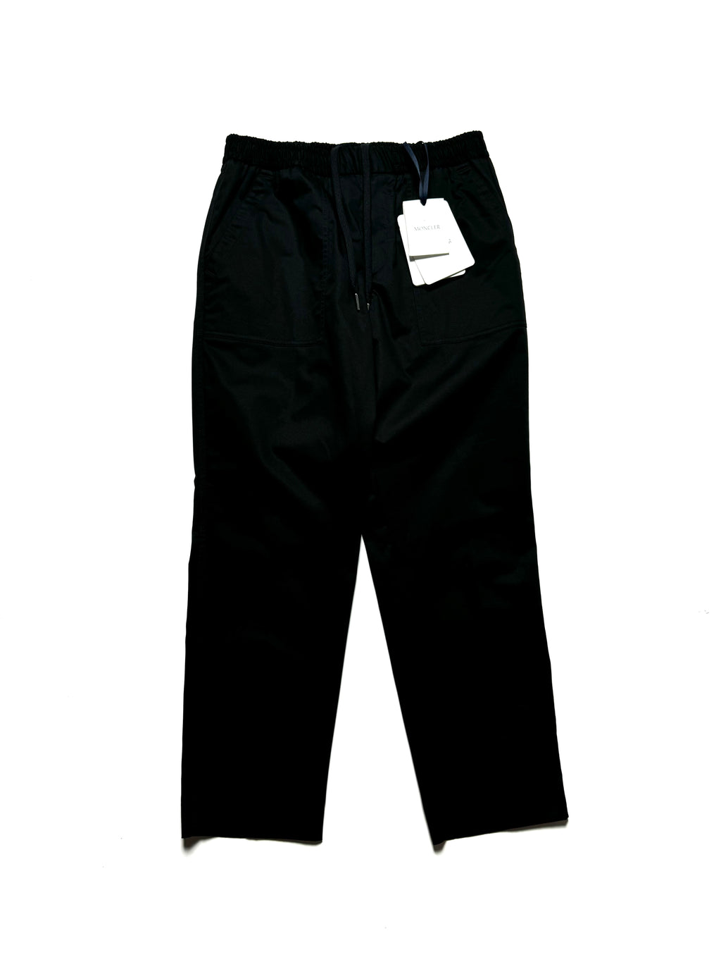 Moncler Drawstring Black Trousers