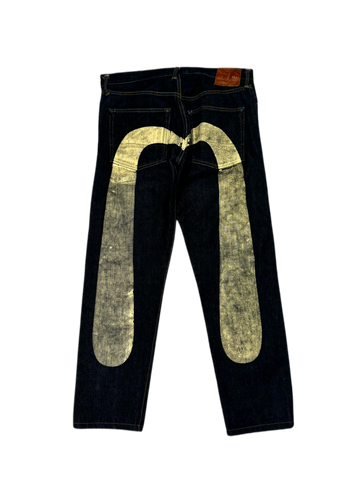 Evisu White Fade Daicock Jean