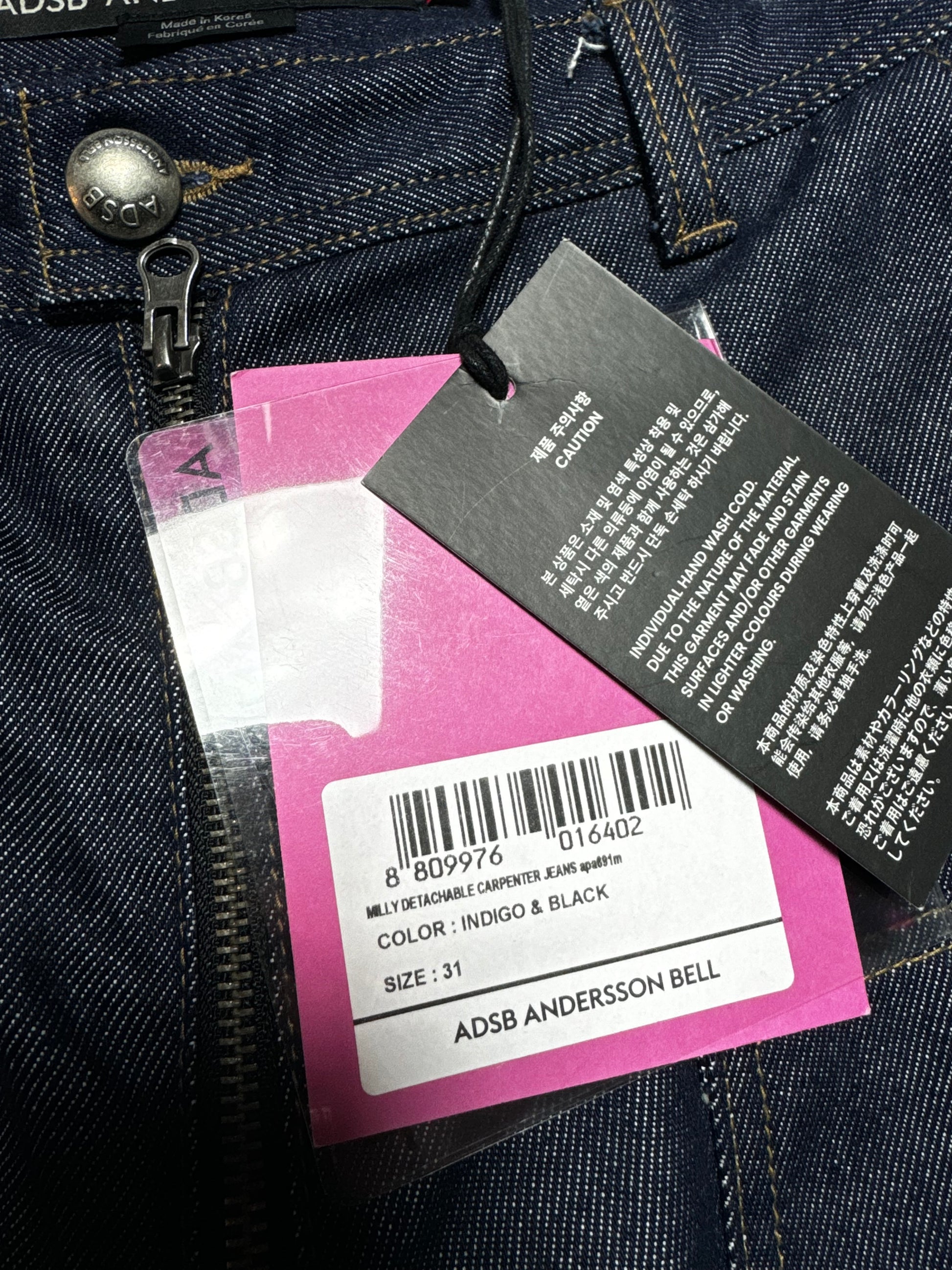 Andersson Bell Milly Detachable Carpenter Jean