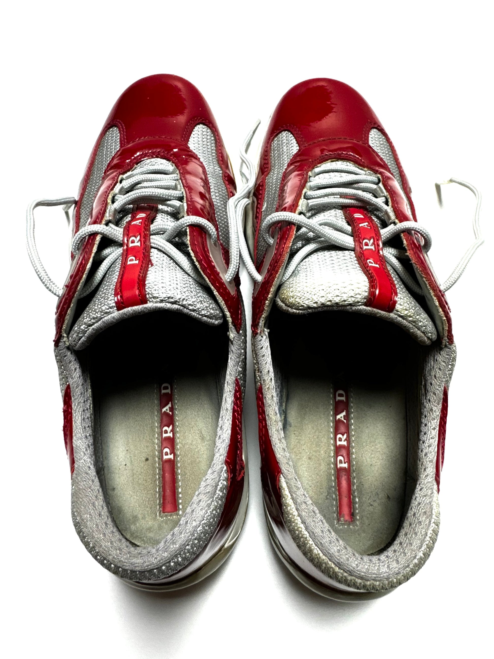 Prada America Cup Red Shoes 00s