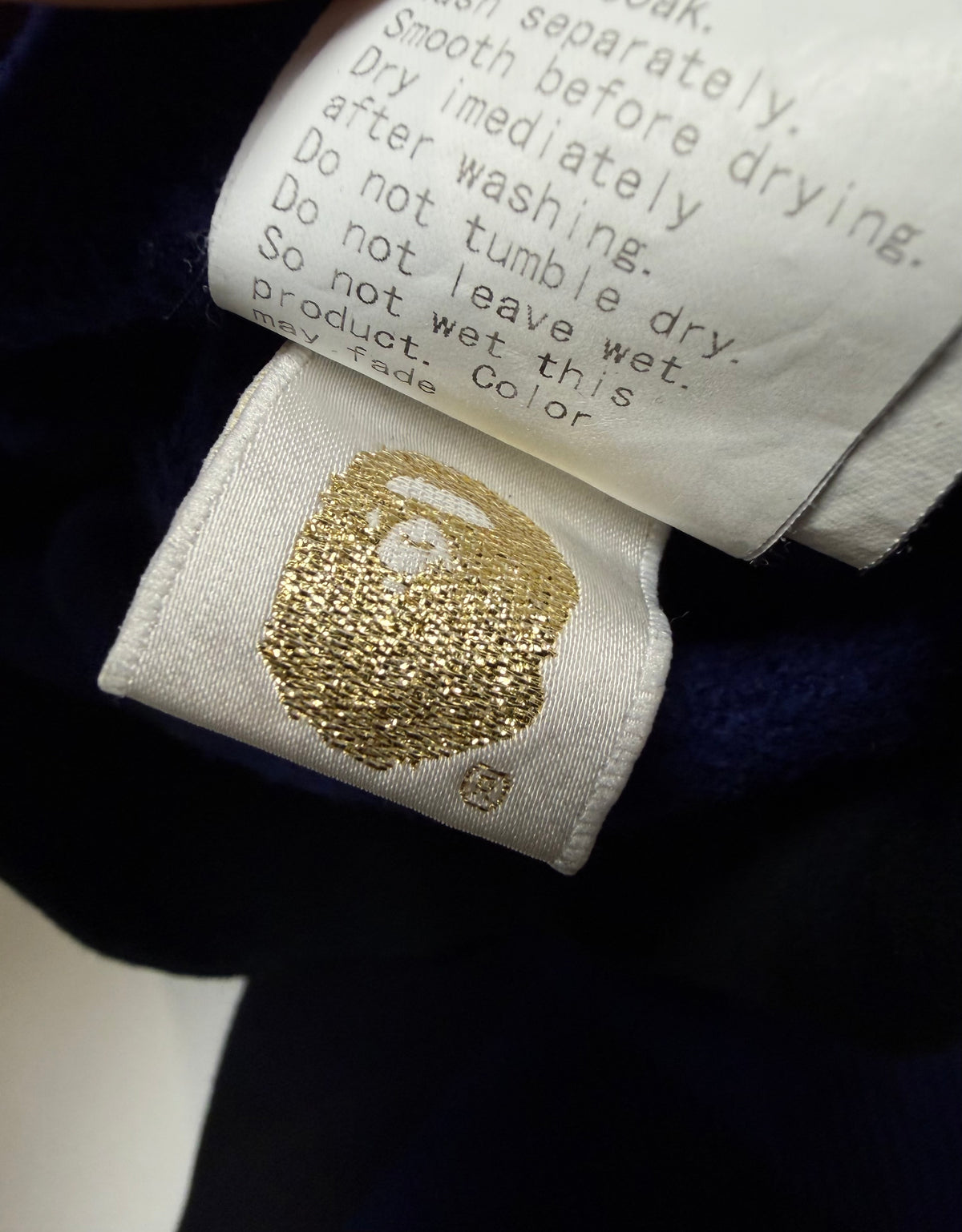 BAPE Milo Blue Plaid Full Zip Hoodie 2000s