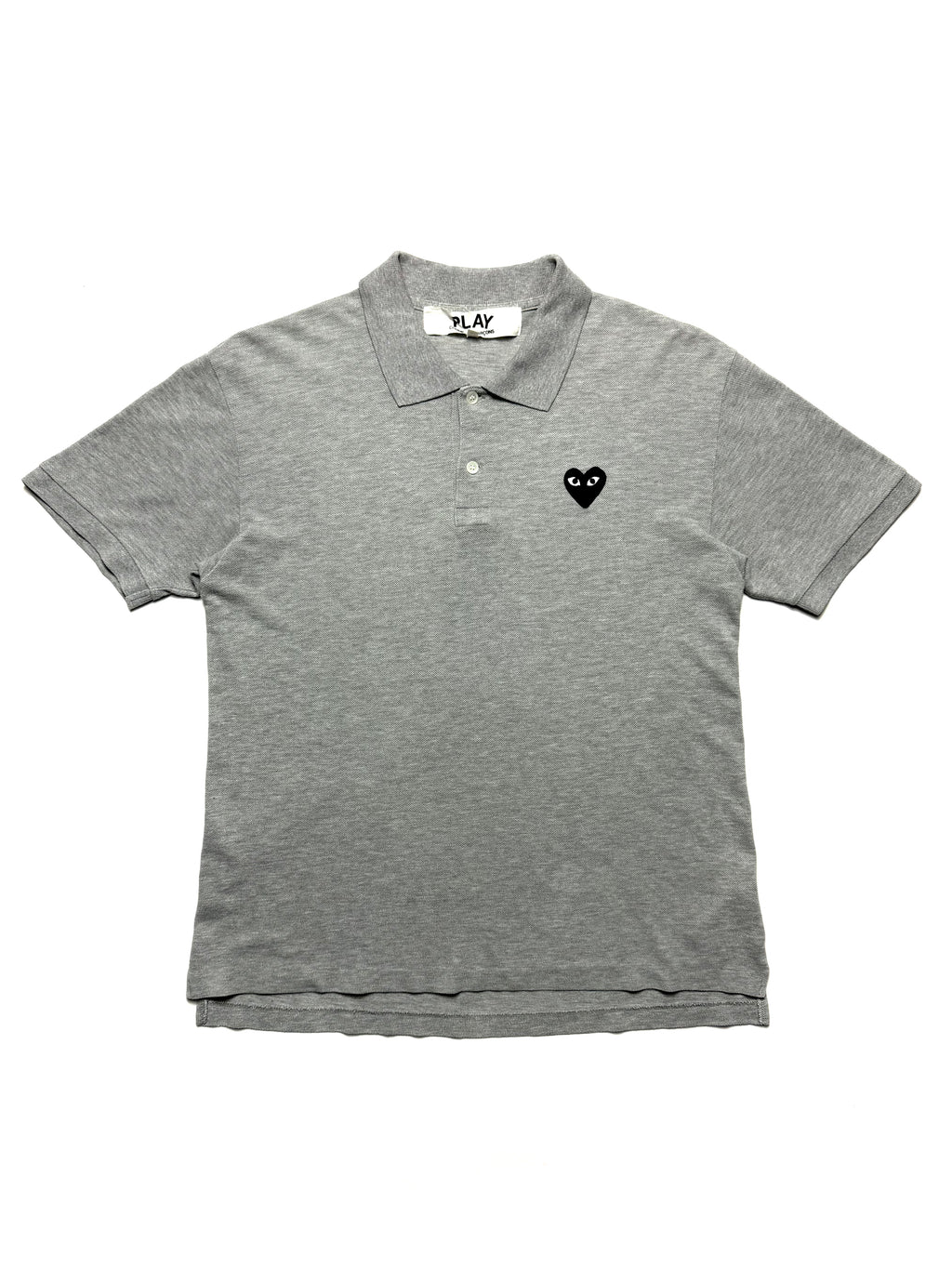 COMME DES GARCONS Play Polo Shirt Grey