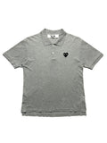 COMME DES GARCONS Play Polo Shirt Grey