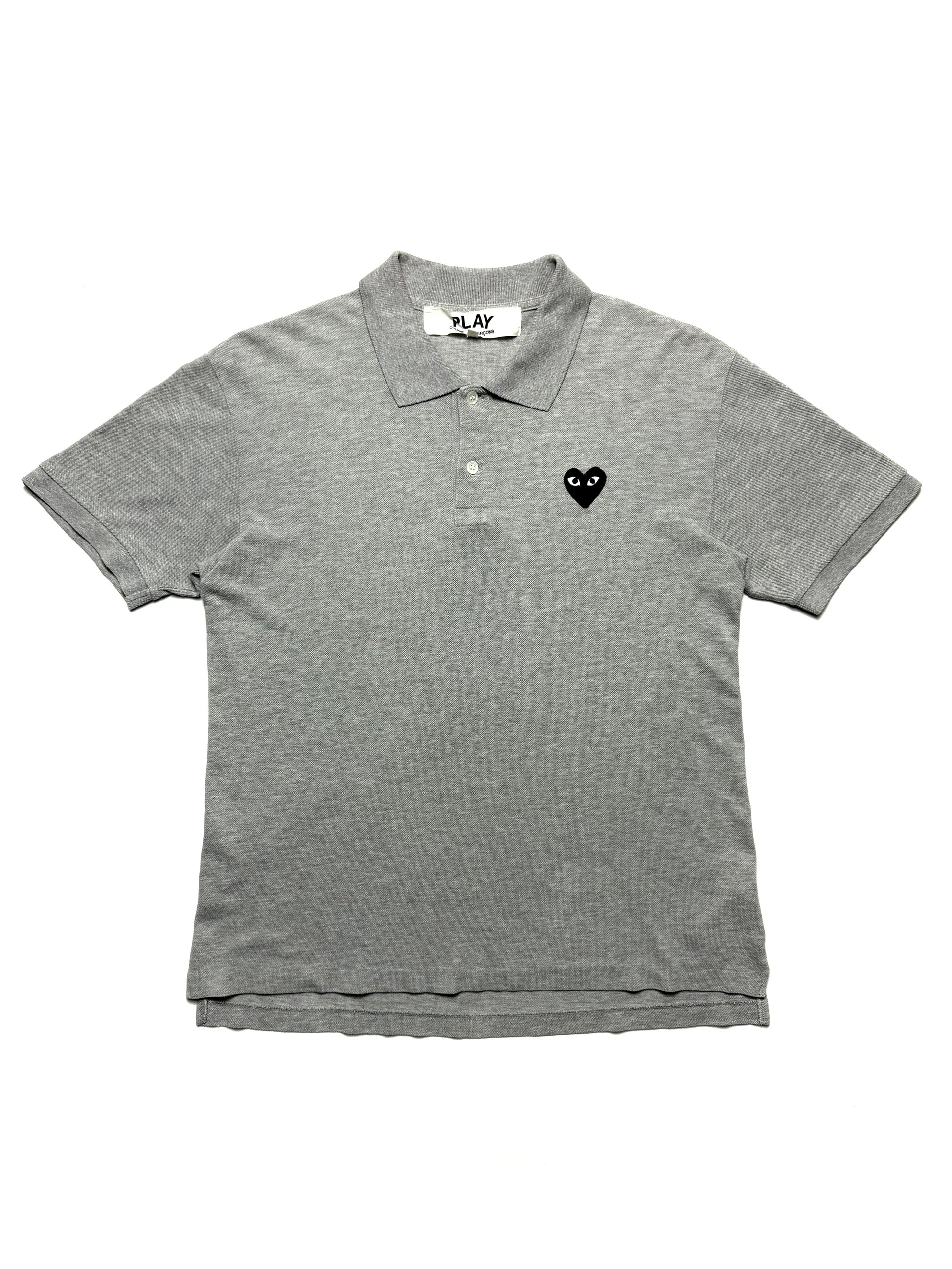 COMME DES GARCONS Play Polo Shirt Grey