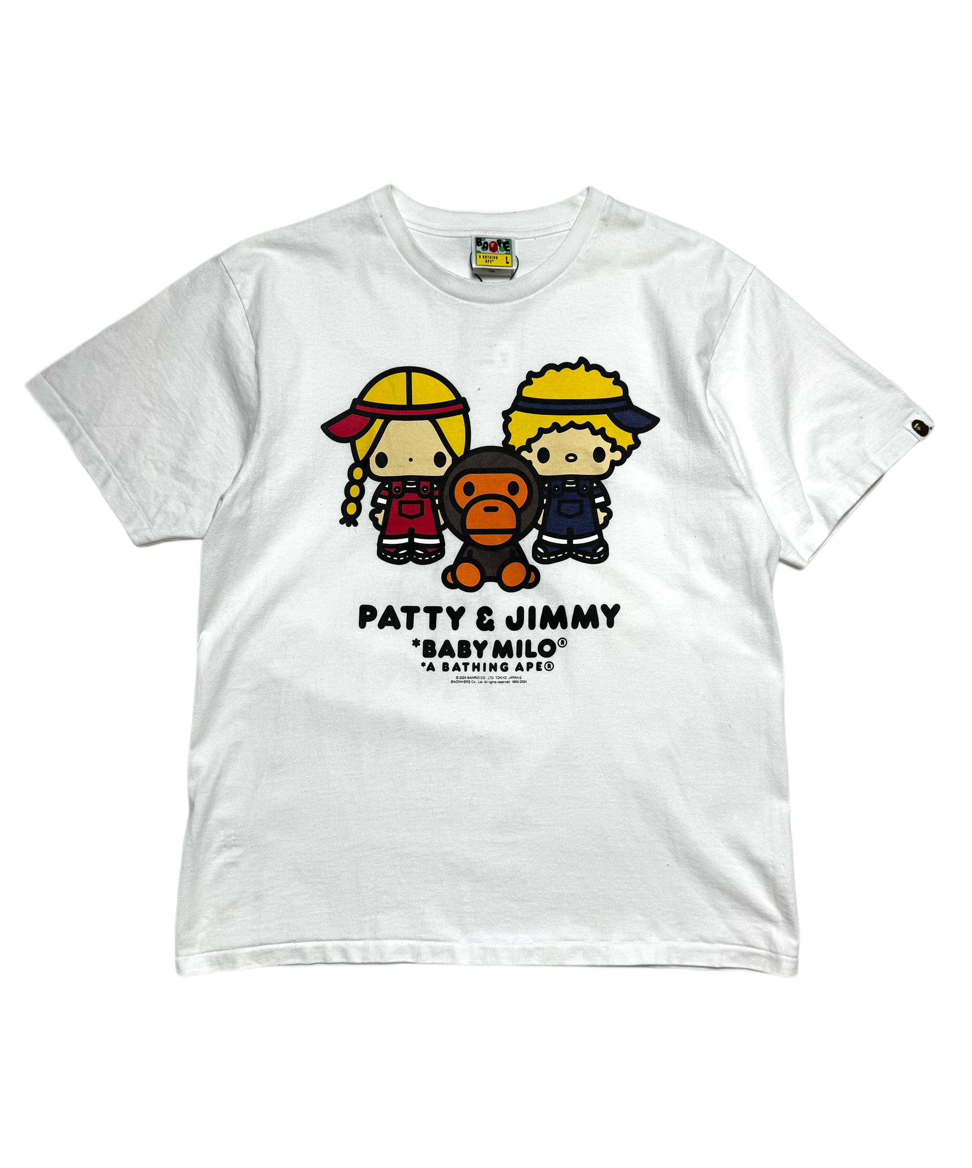 BAPE Milo x Patty & Jimmy White Tee
