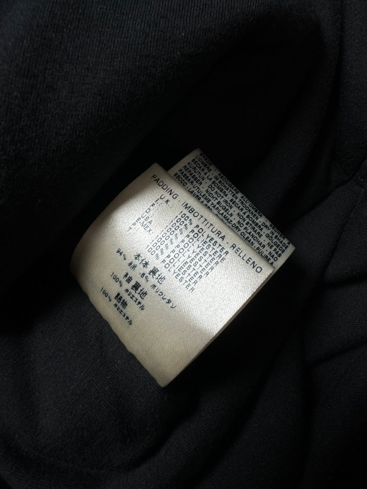 Diesel Black Gold Tag Black Jacket