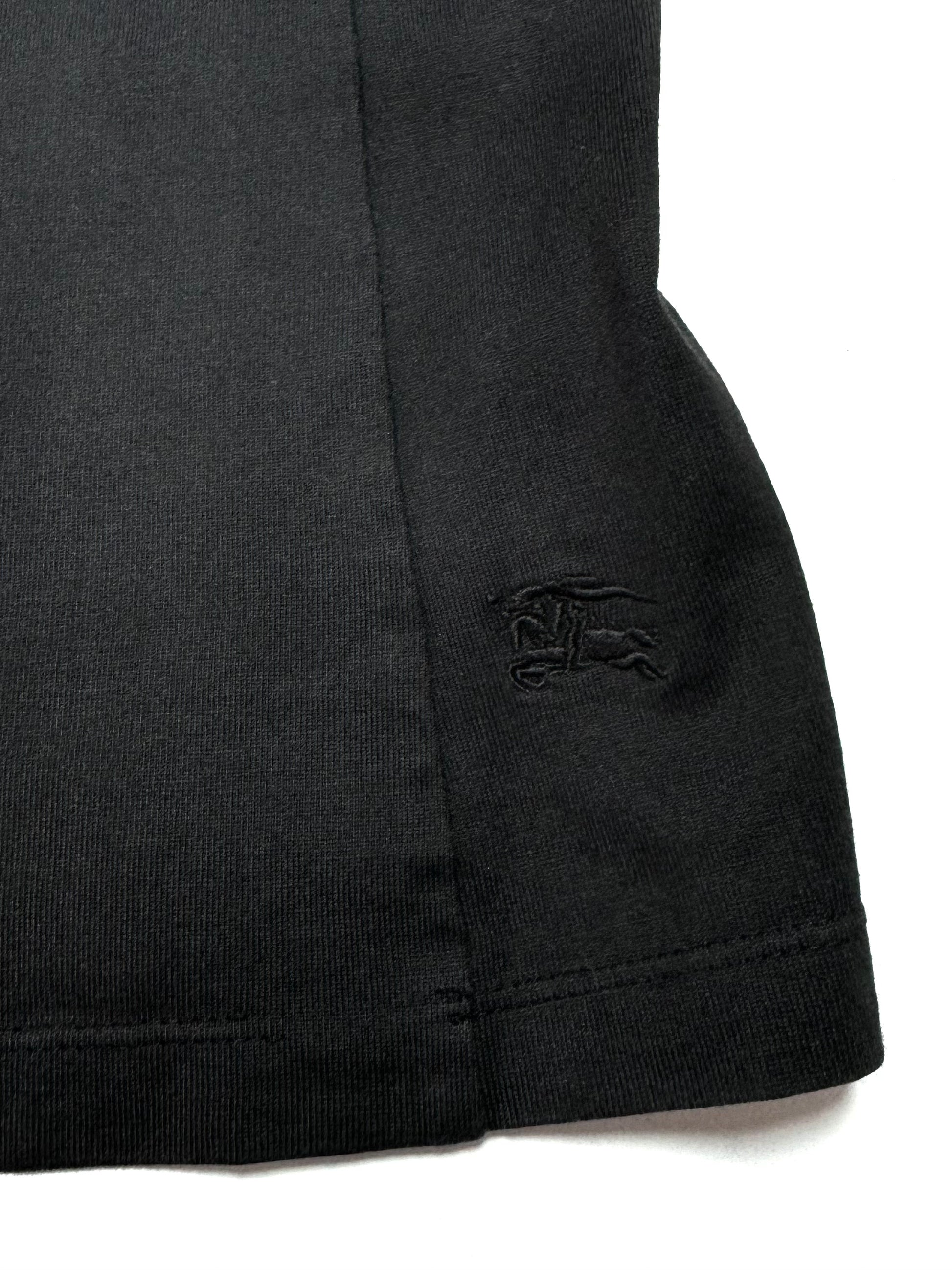 Burberry Blouse Black Short Sleeve