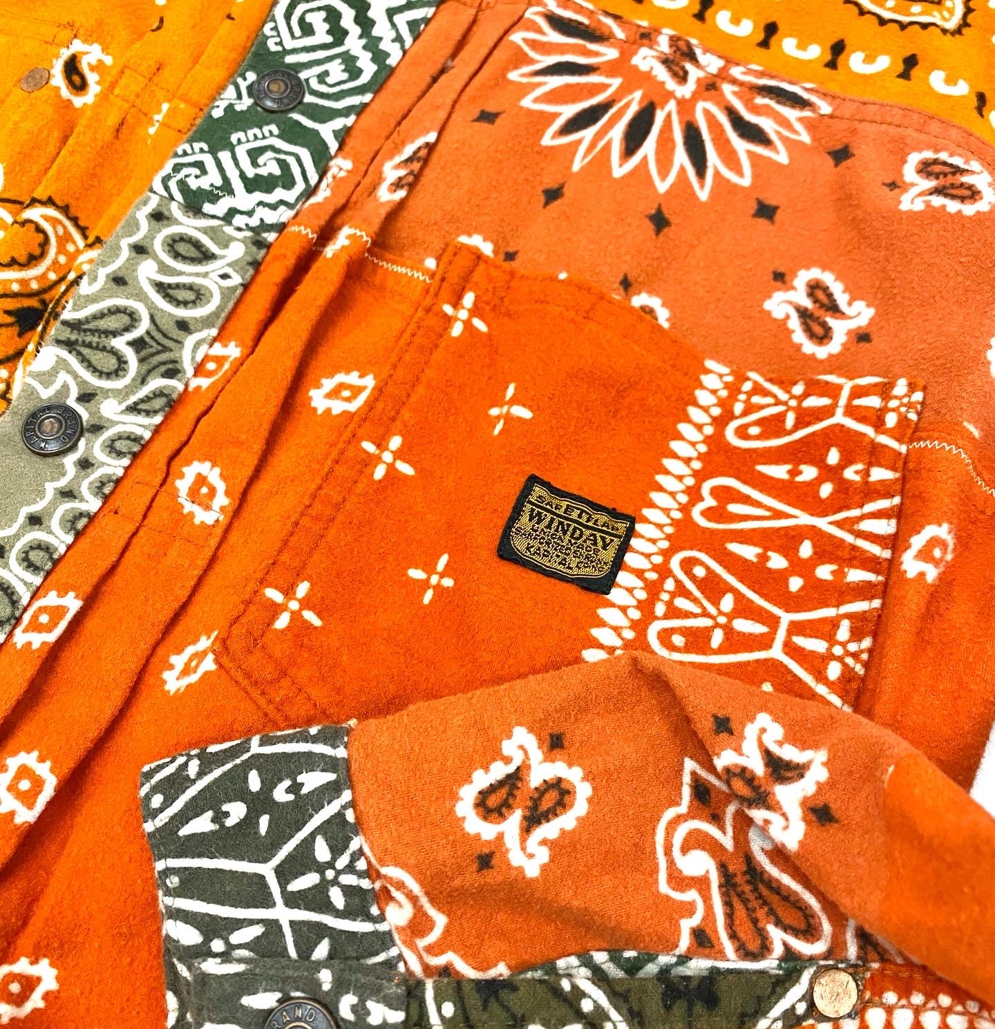 Kapital Kourtry Bandana Patch Reversible Jacket