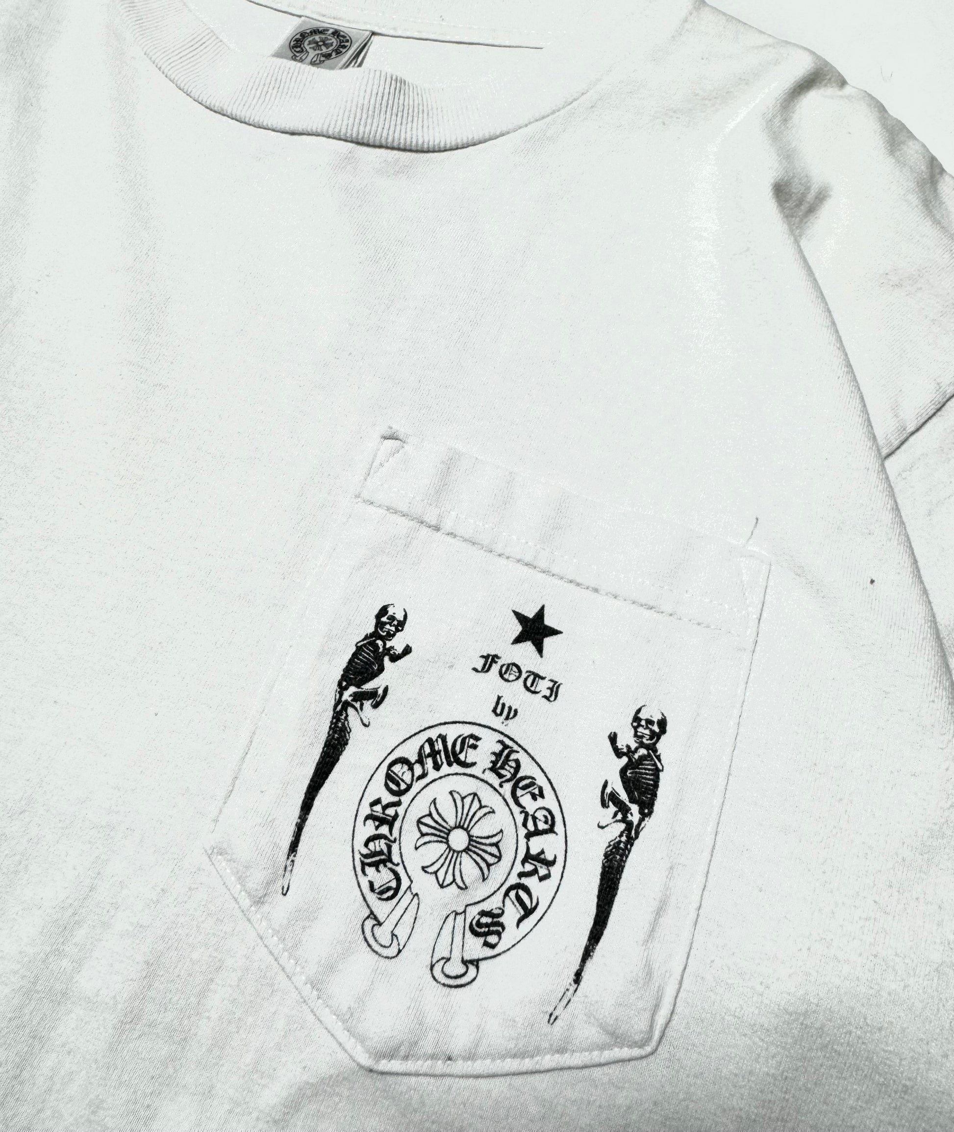 Chromehearts Fonti Skull Pocket Tee