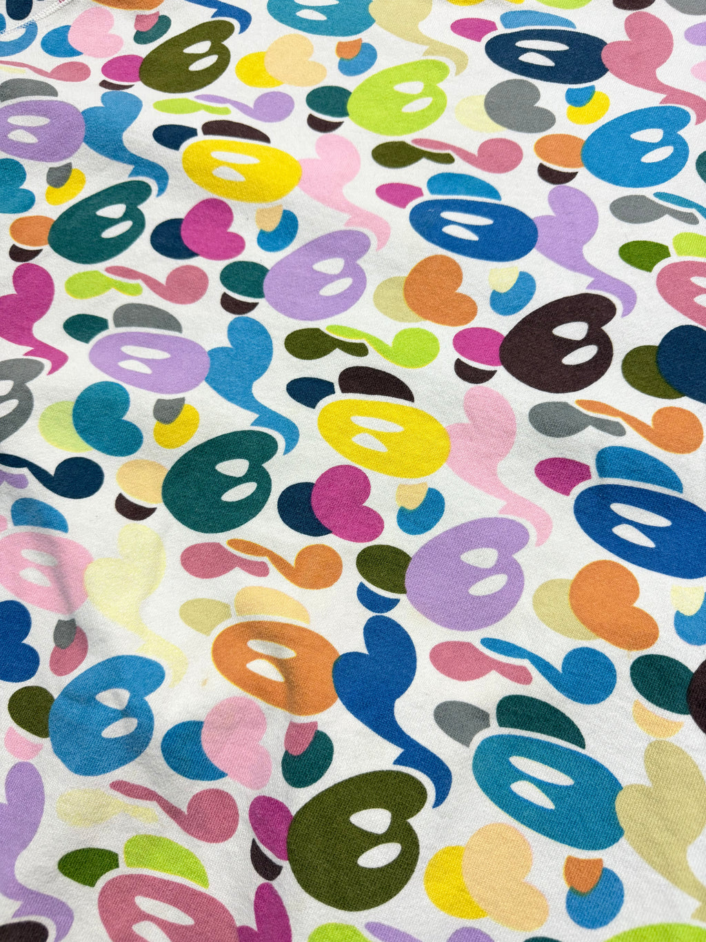 BAPE OG Baby Milo Multi Camo Short Sleeve Sweatshirts